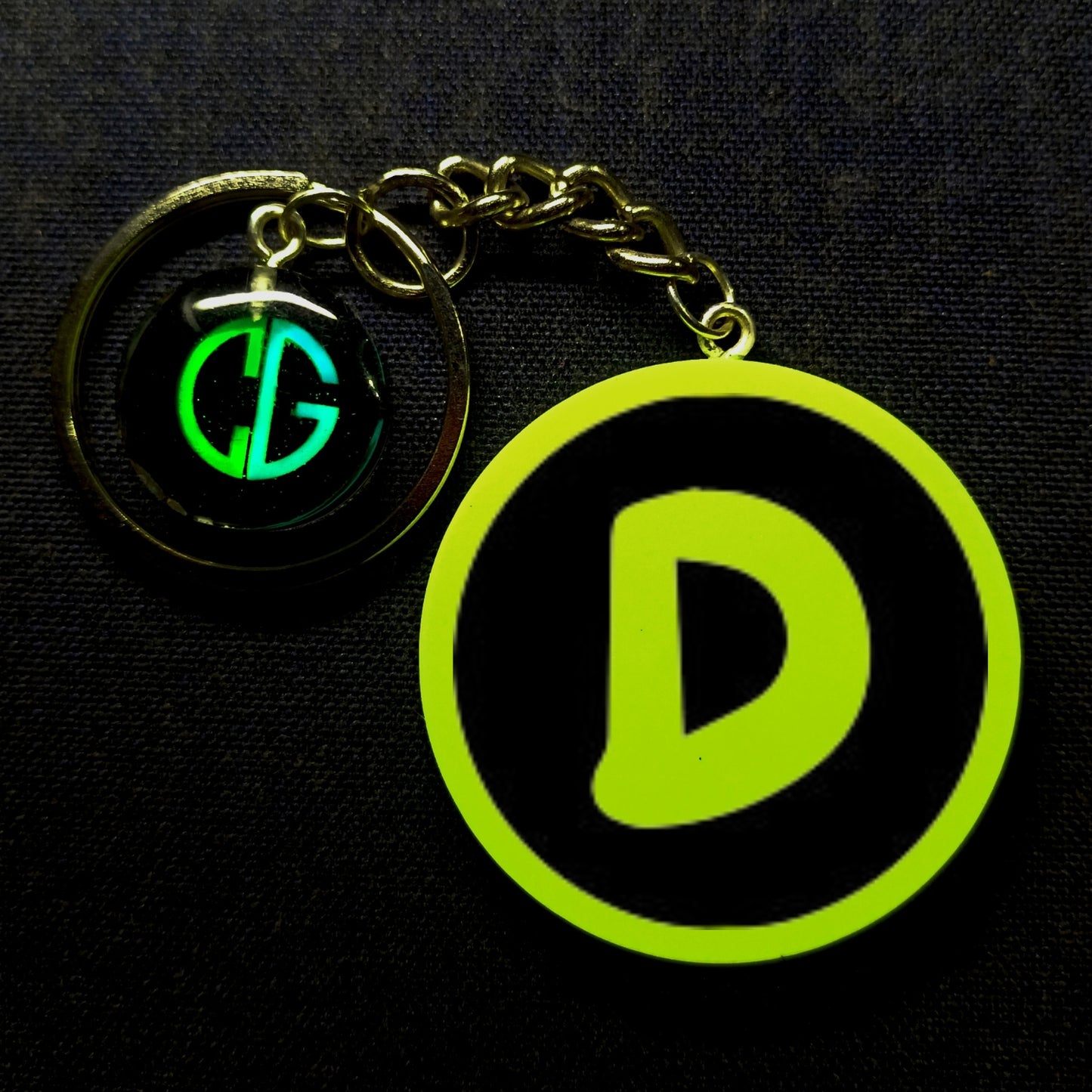"D" Font I Glow In Dark I Alphabets