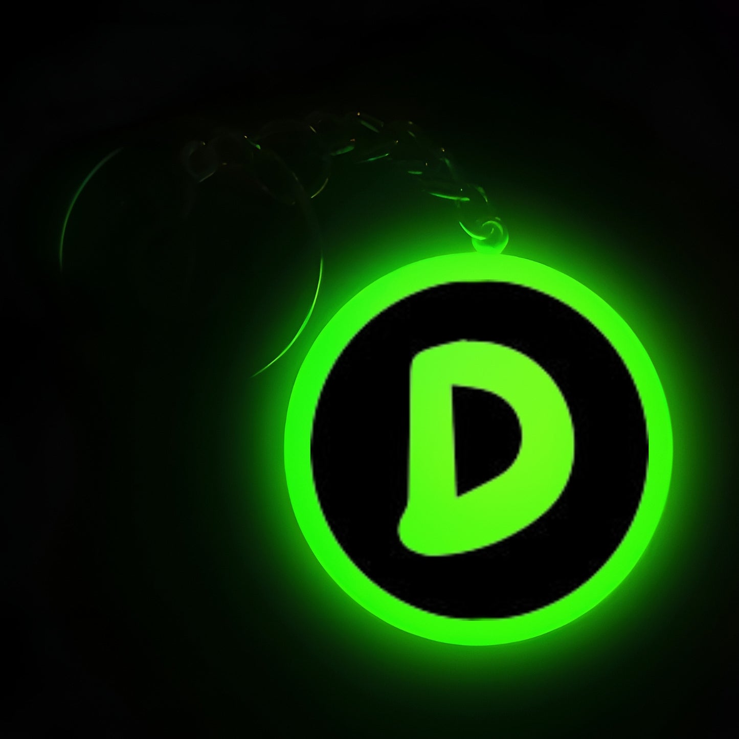 "D" Font I Glow In Dark I Alphabets