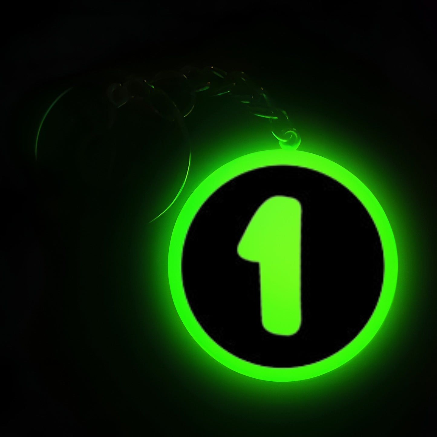 "1" Logo I Glow In Dark I Numbers.1
