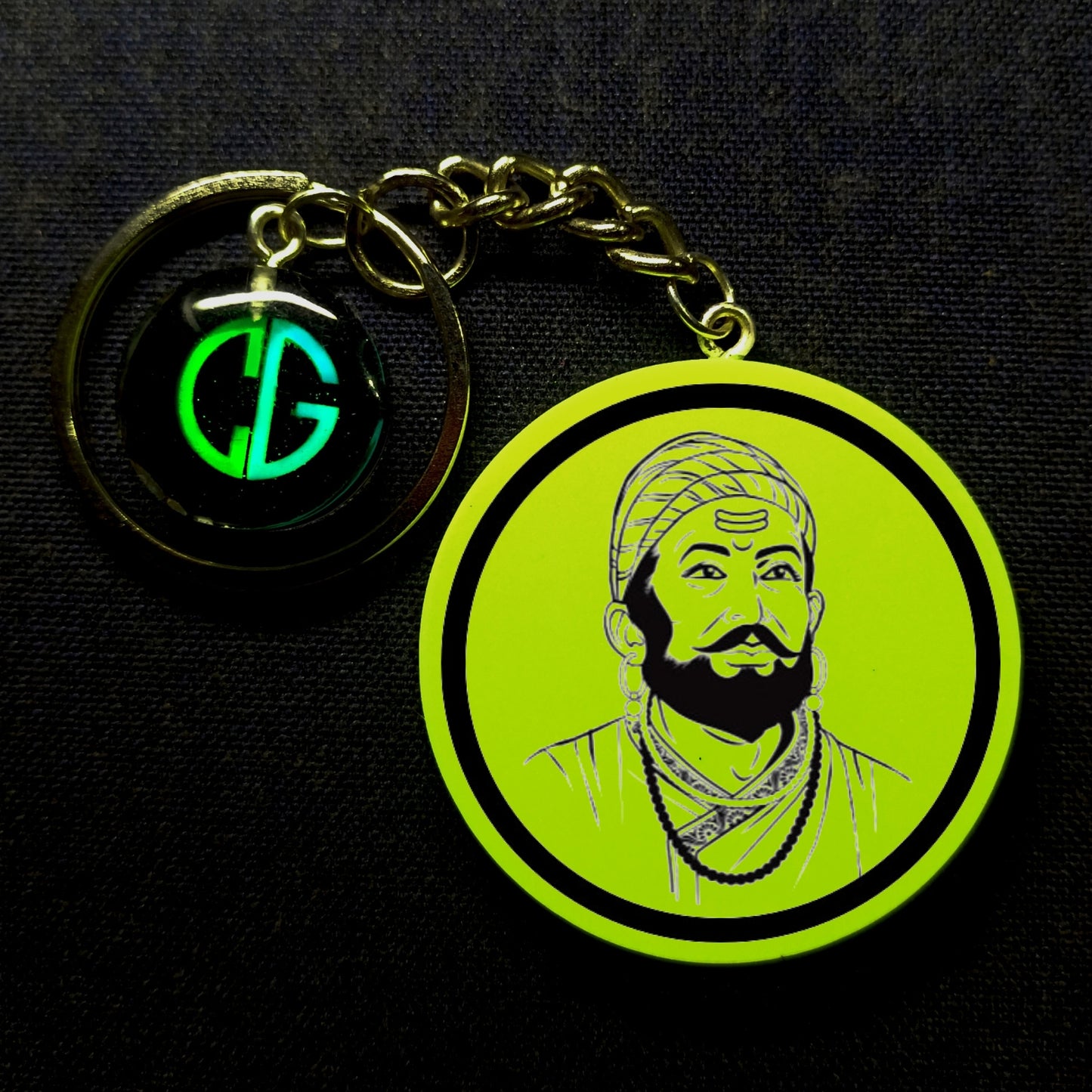 Shivaji Maharaj I Glow In Dark I GOD.1