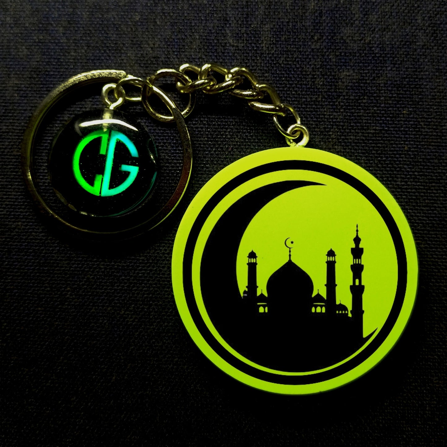 Moon And Mosque I Glow In Dark I GOD.1