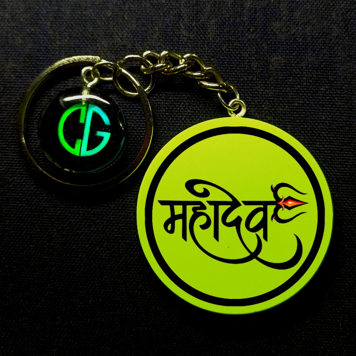 Mahadev With Trident I Glow In Dark I GOD.1