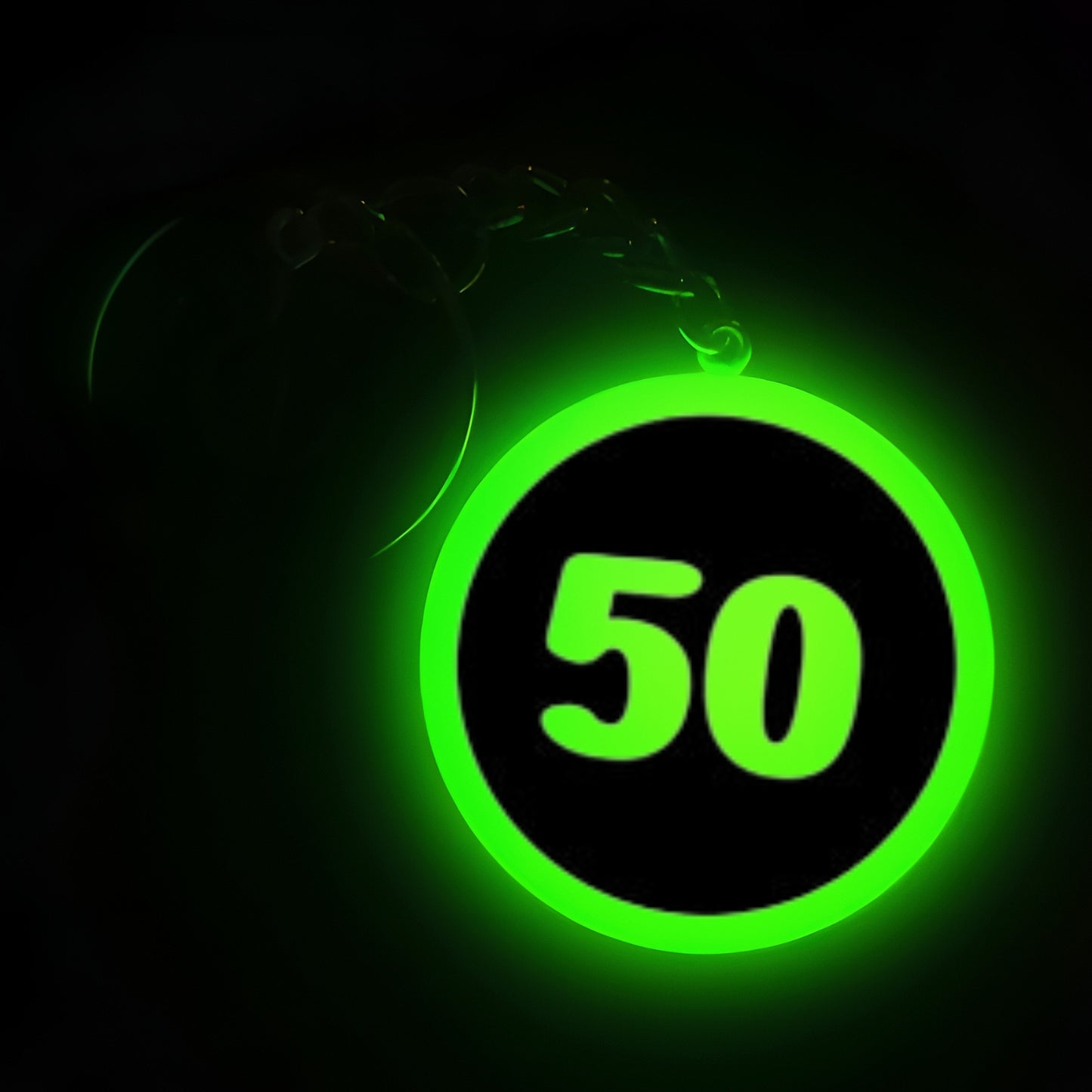 "50" Logo I Glow In Dark I Numbers.2