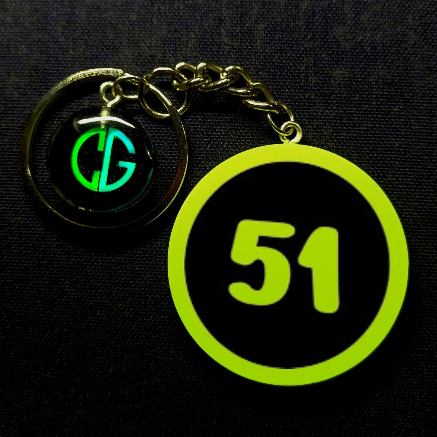 "51" Logo I Glow In Dark I Numbers.2