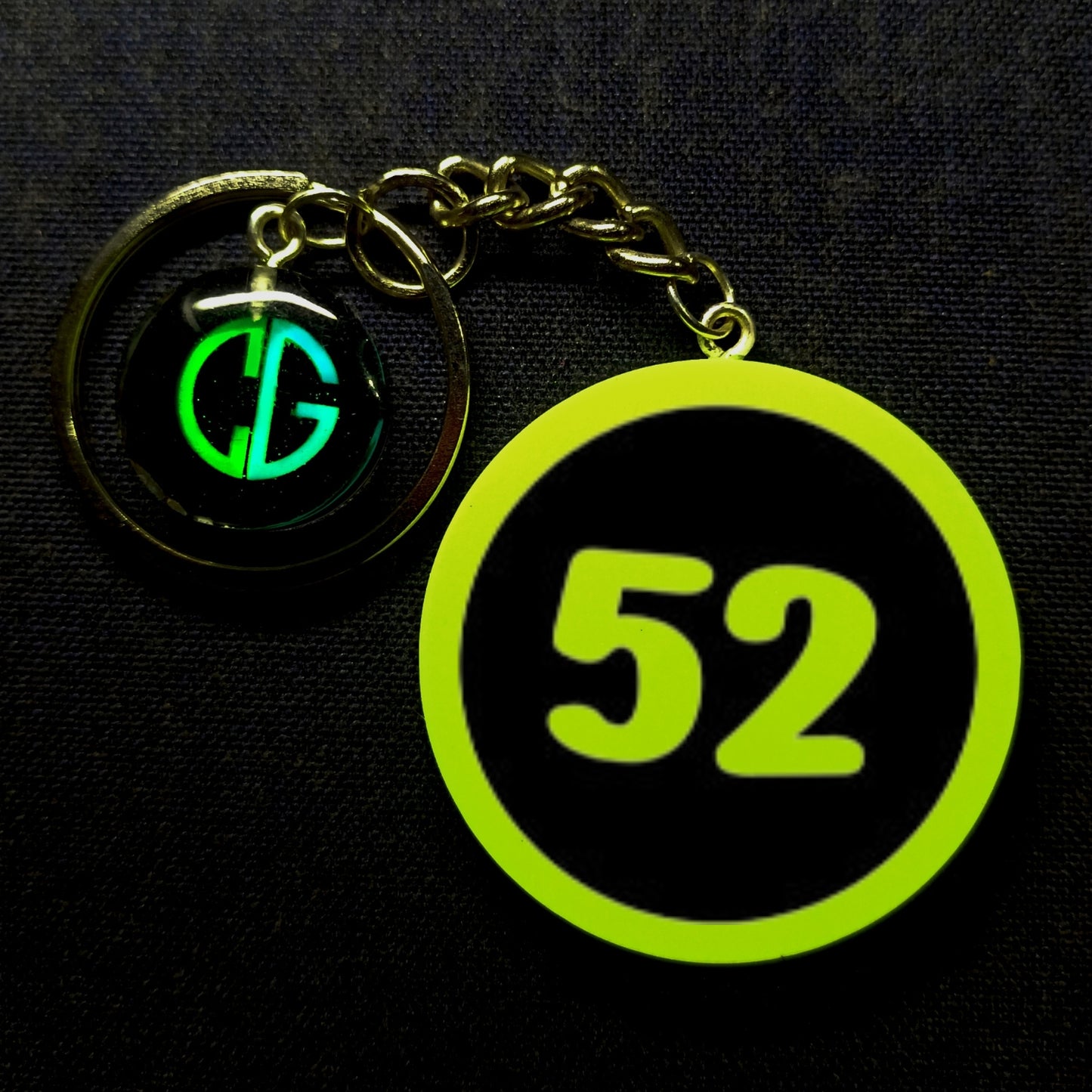 "52" Logo I Glow In Dark I Numbers.2