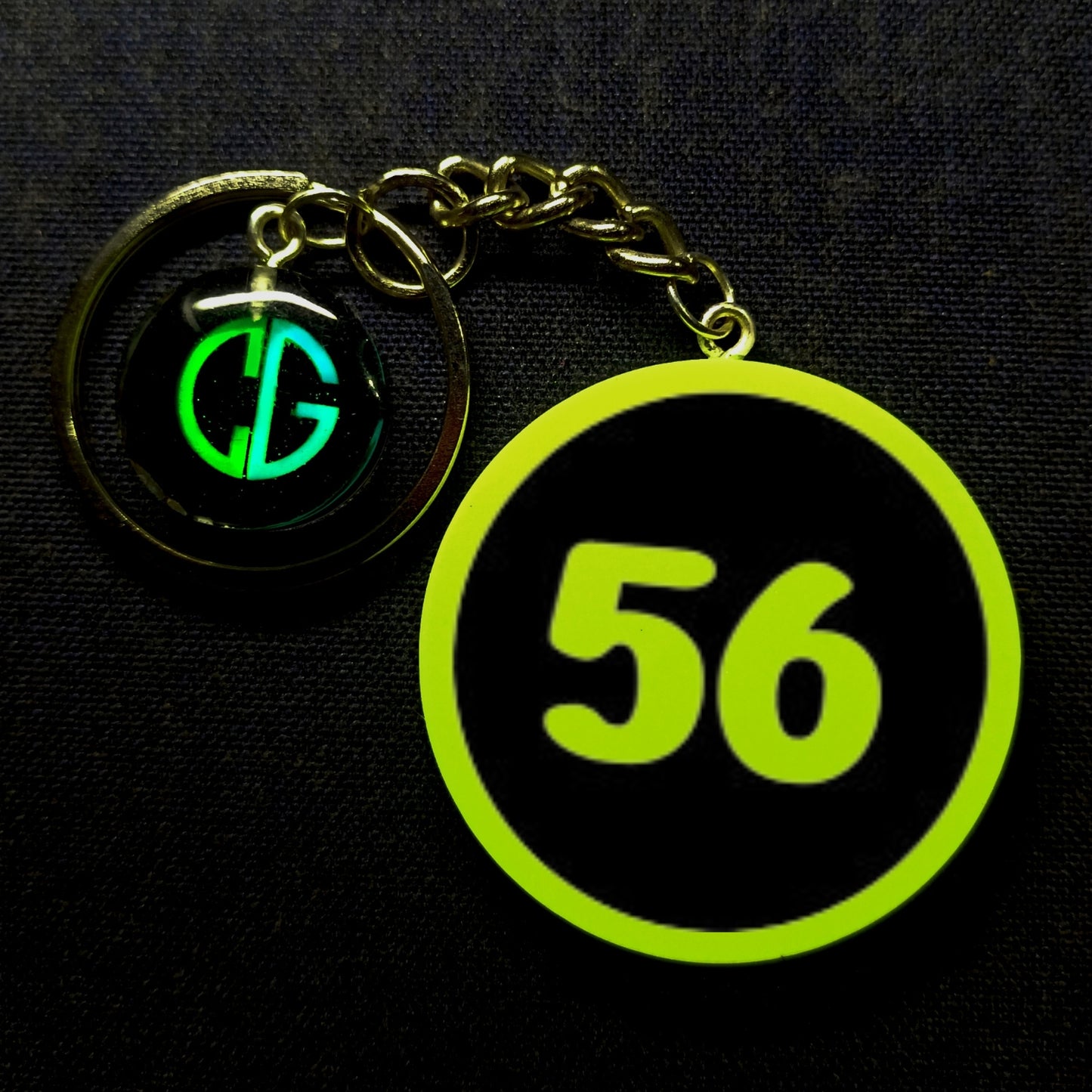 "56" Logo I Glow In Dark I Numbers.2
