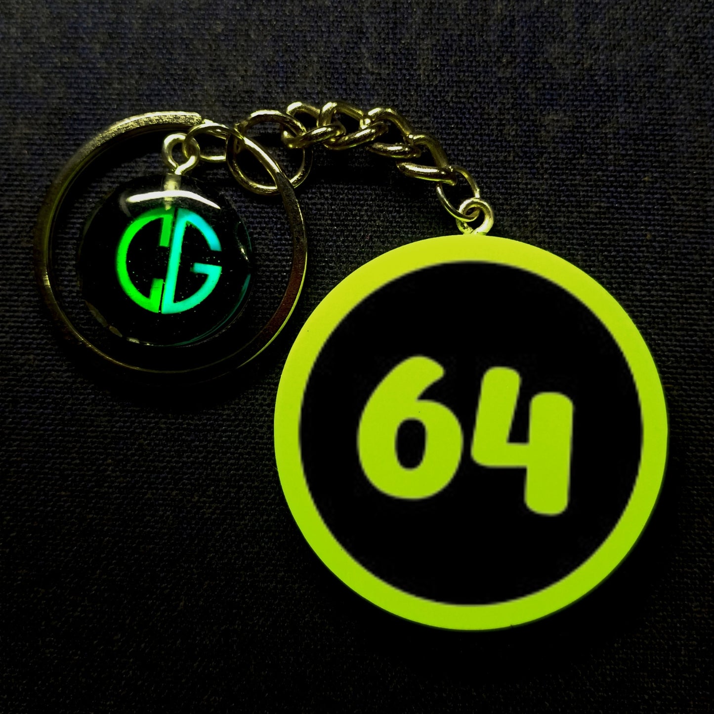 "64" Logo I Glow In Dark I Numbers.2