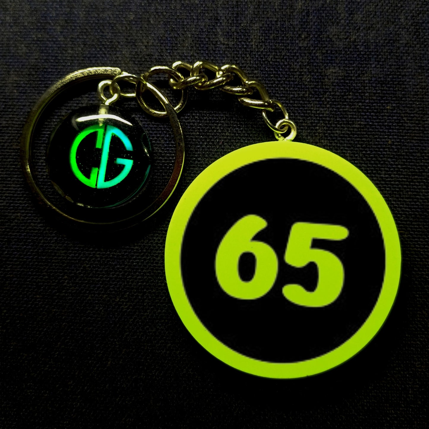 "65" Logo I Glow In Dark I Numbers.2