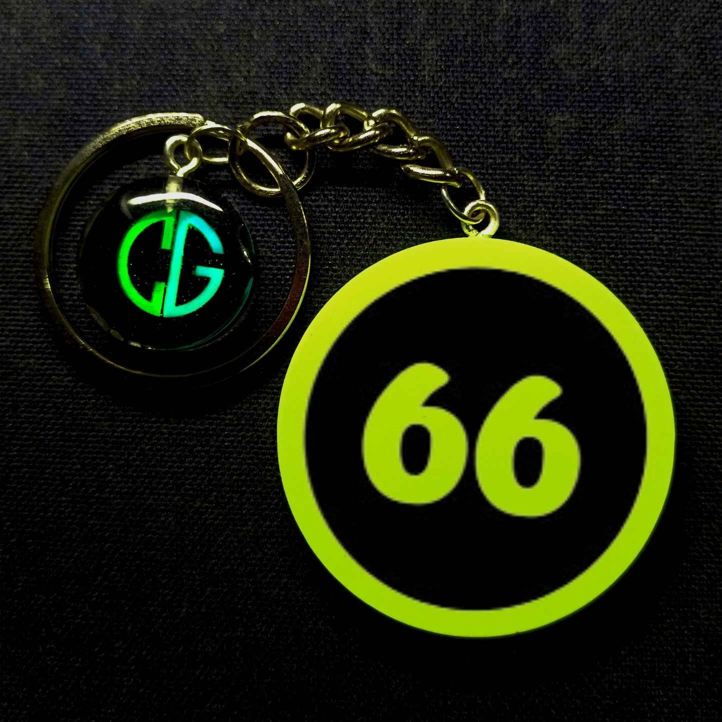 "66" Logo I Glow In Dark I Numbers.2