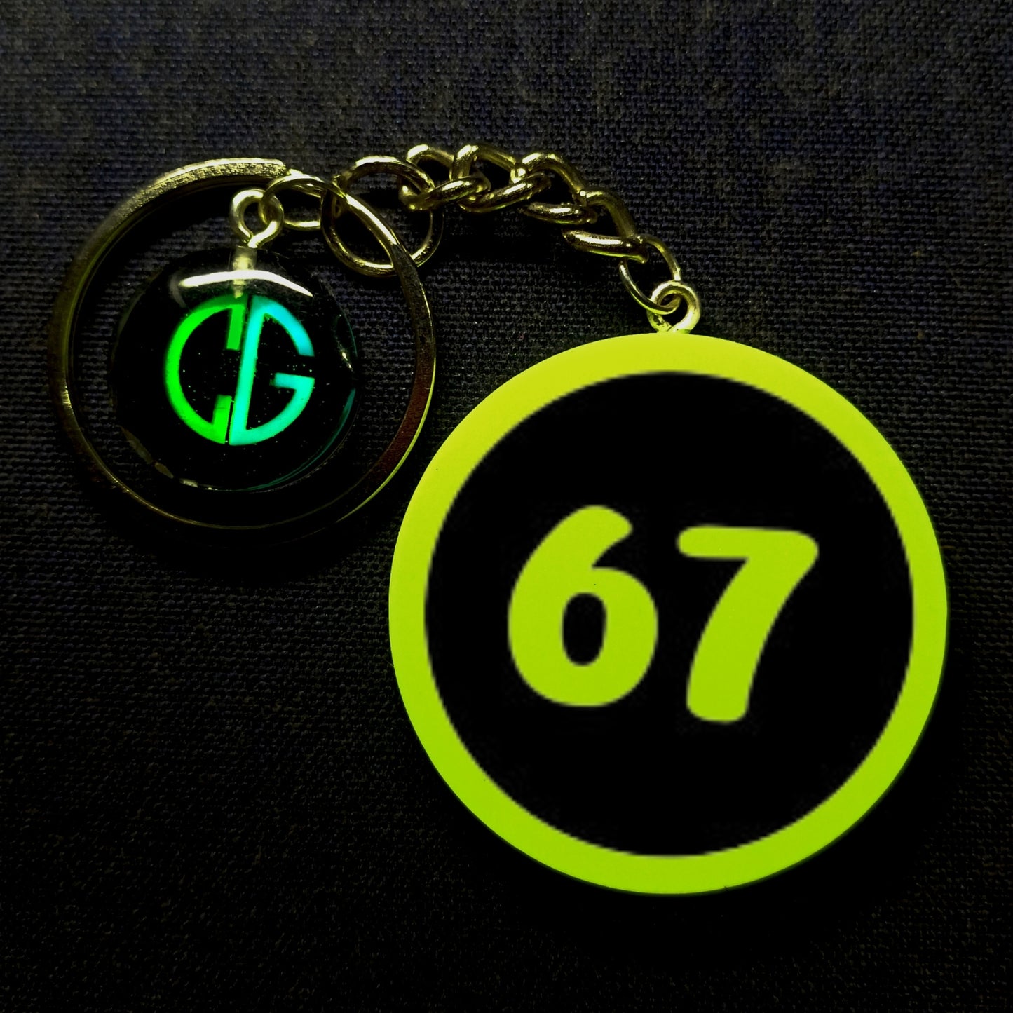 "67" Logo I Glow In Dark I Numbers.2