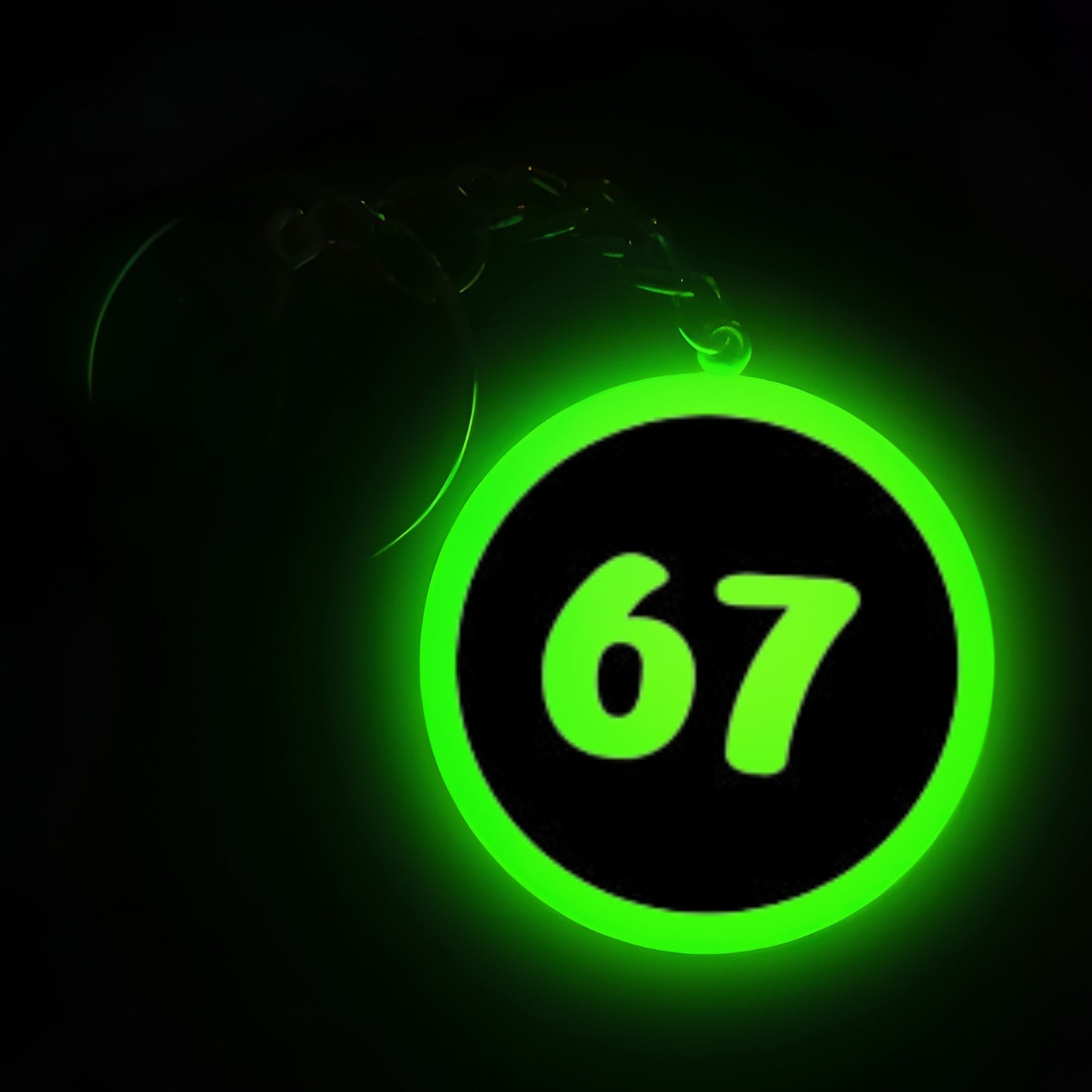 "67" Logo I Glow In Dark I Numbers.2