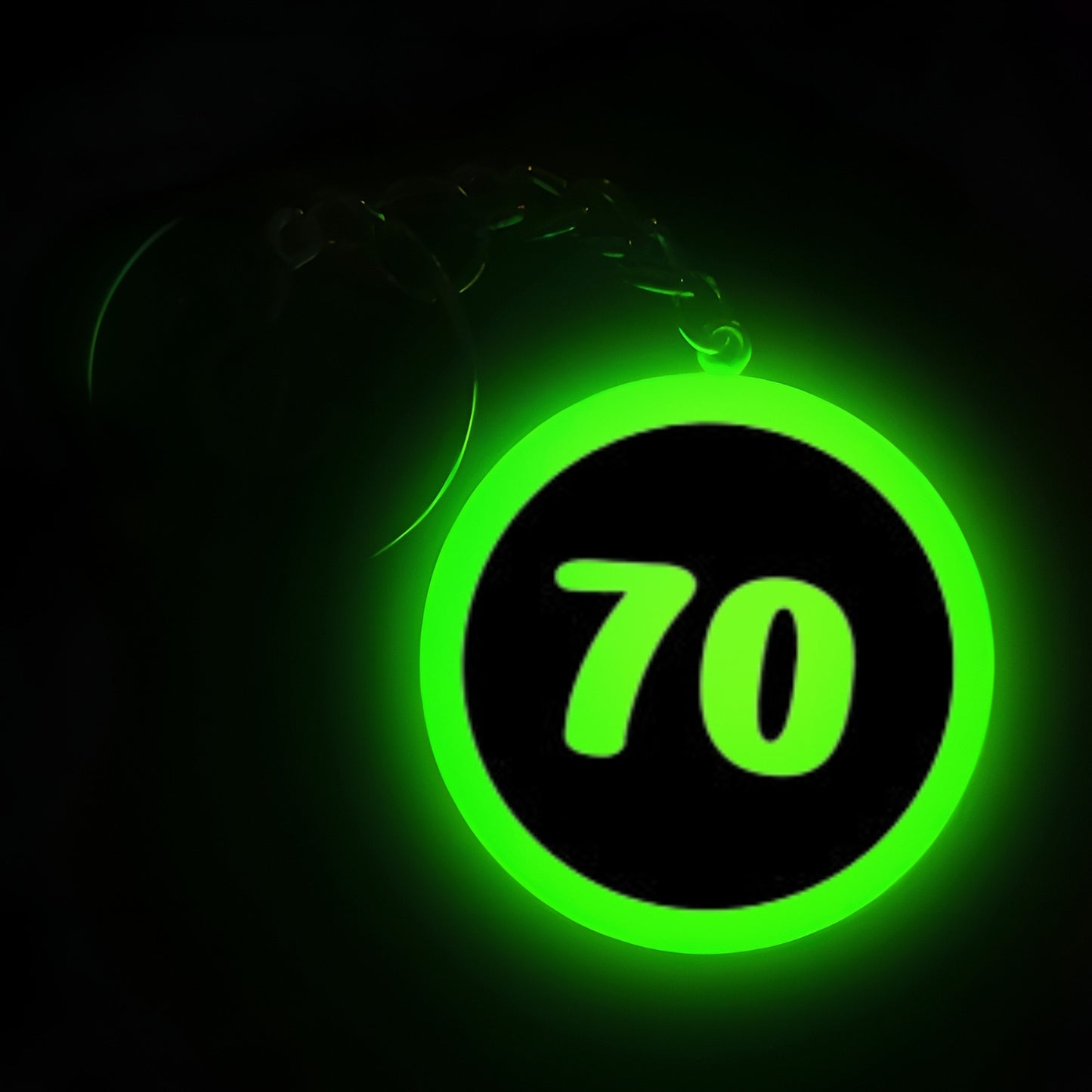 "70" Logo I Glow In Dark I Numbers.2