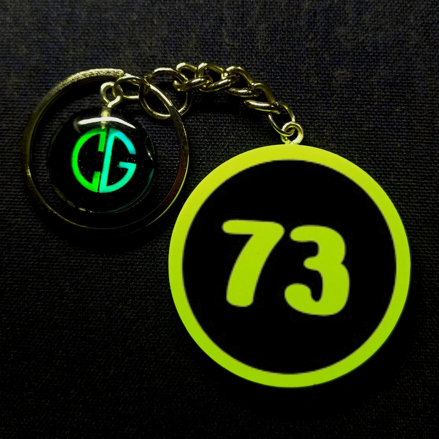 "73" Logo I Glow In Dark I Numbers.3