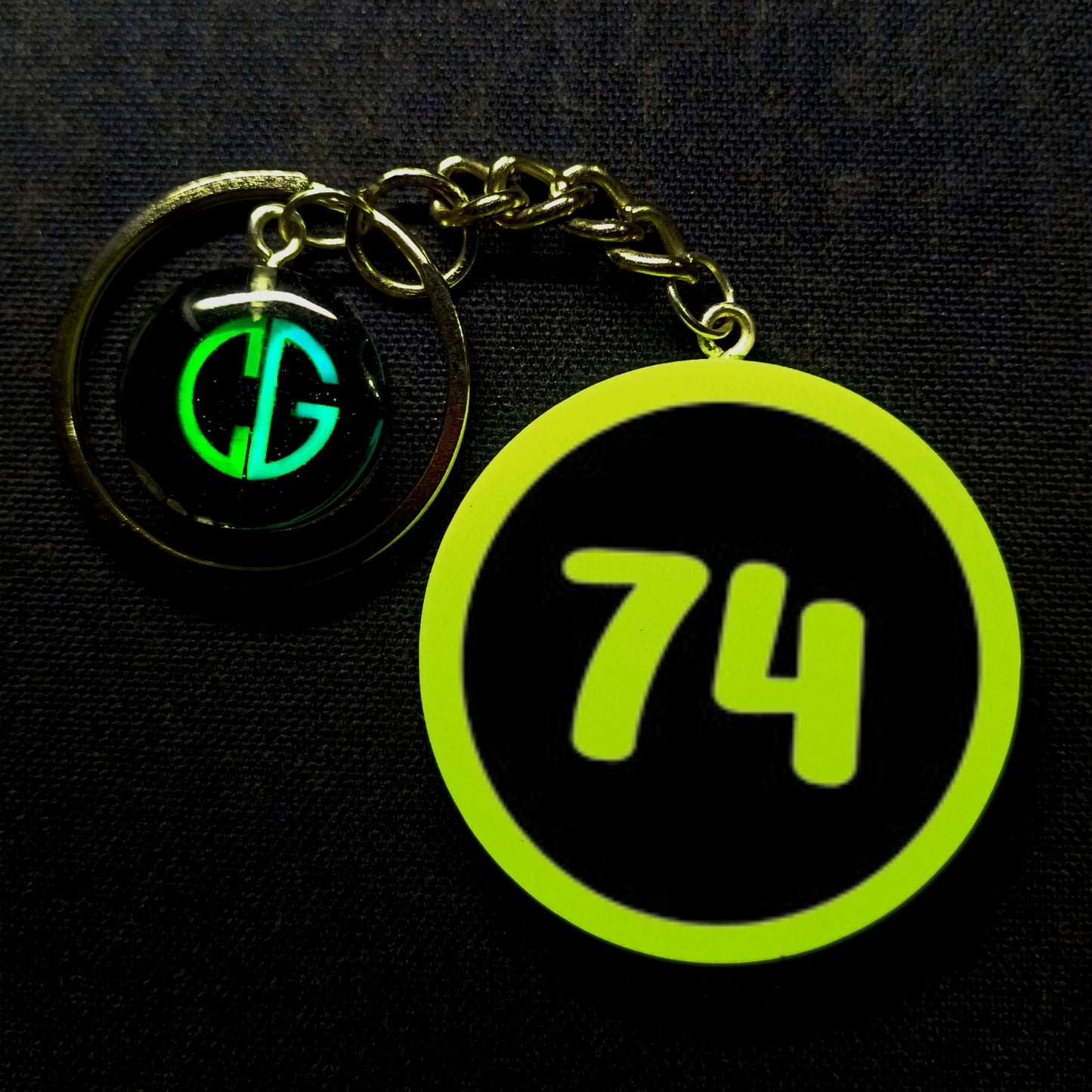 "74" Logo I Glow In Dark I Numbers.3