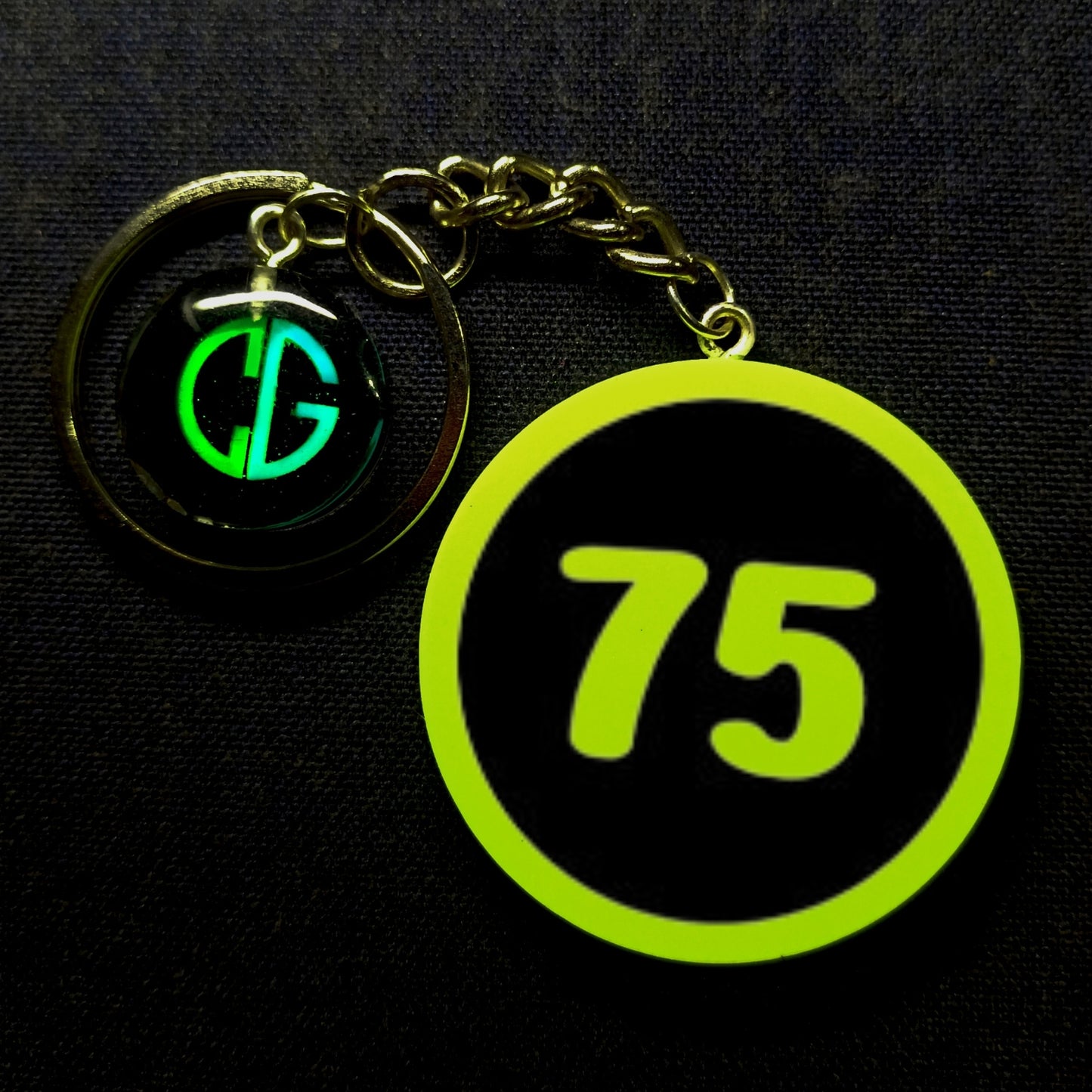 "75" Logo I Glow In Dark I Numbers.3