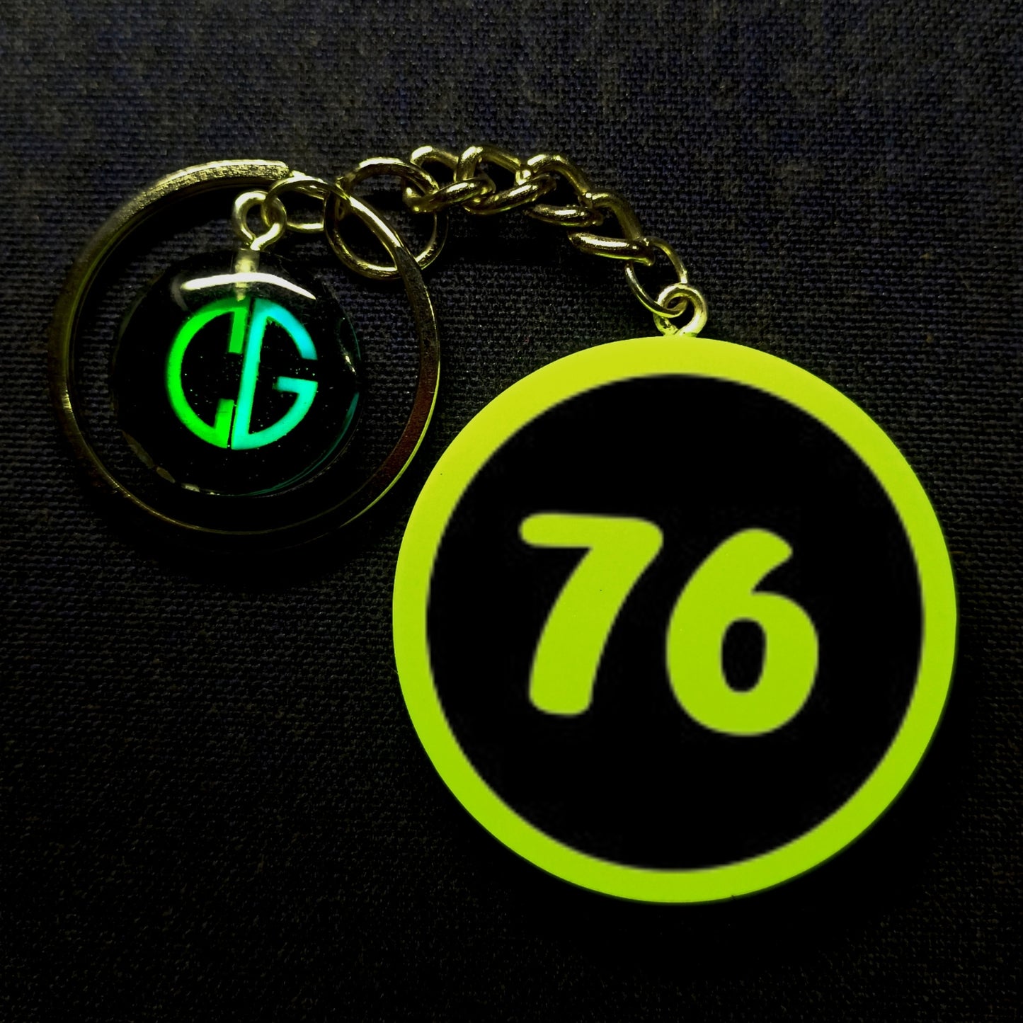 "76" Logo I Glow In Dark I Numbers.3