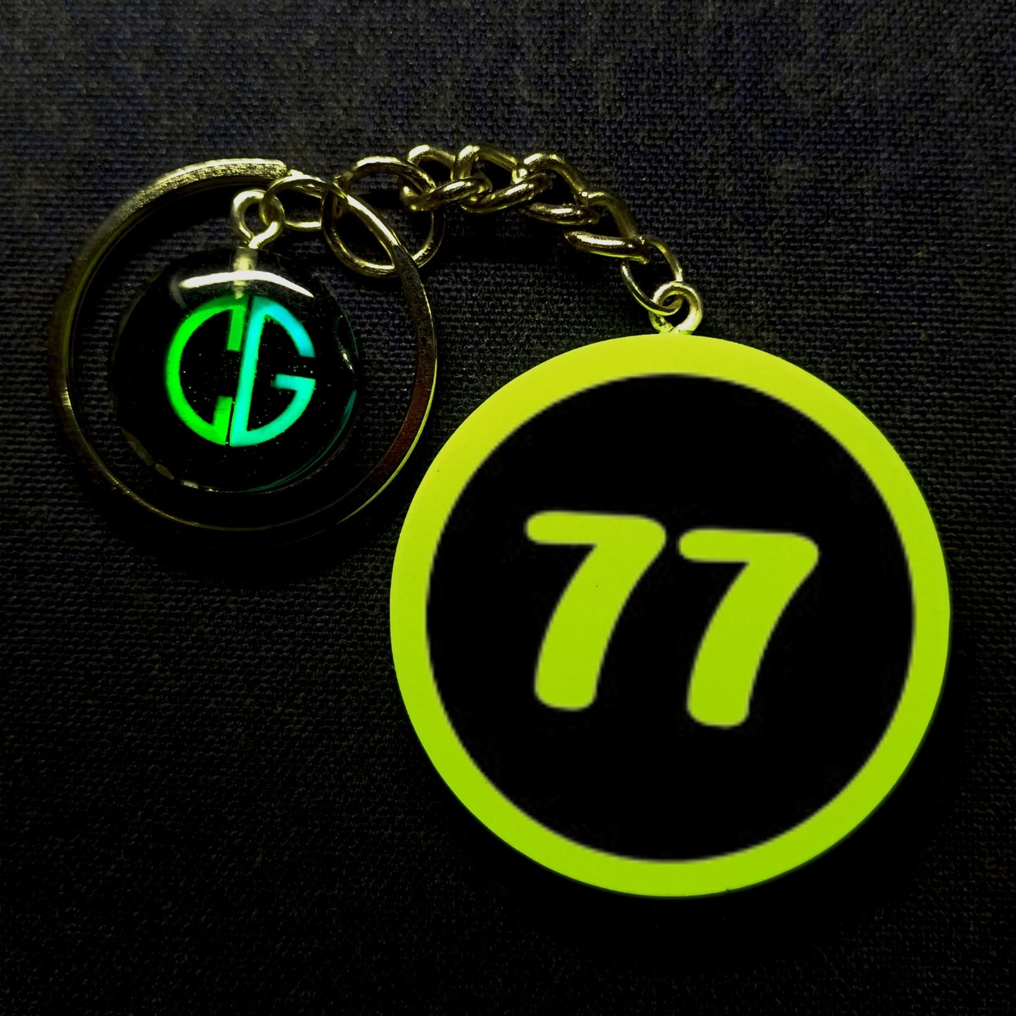 "77" Logo I Glow In Dark I Numbers.3