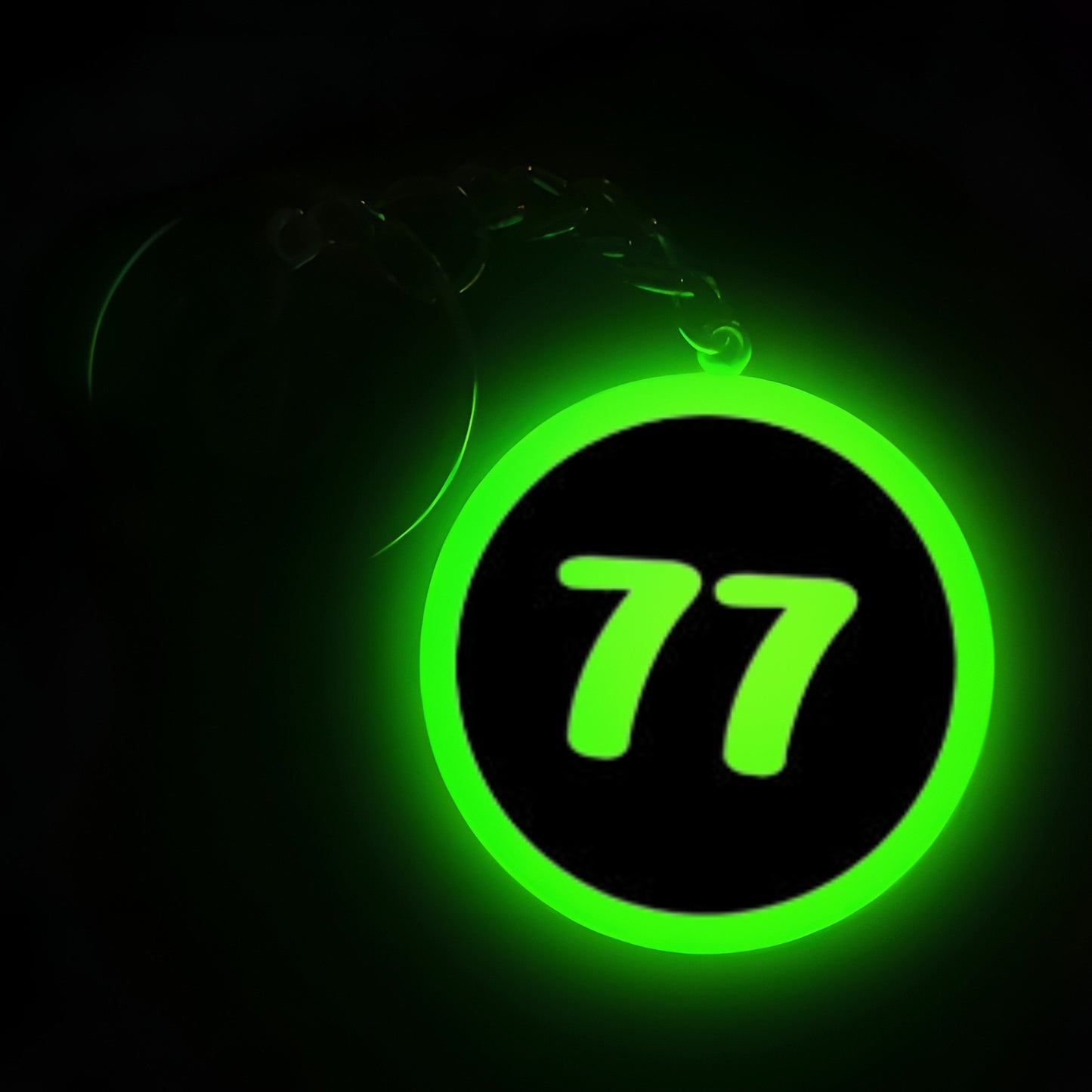 "77" Logo I Glow In Dark I Numbers.3