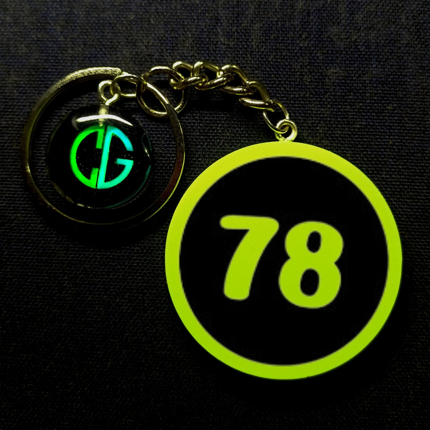 "78" Logo I Glow In Dark I Numbers.3