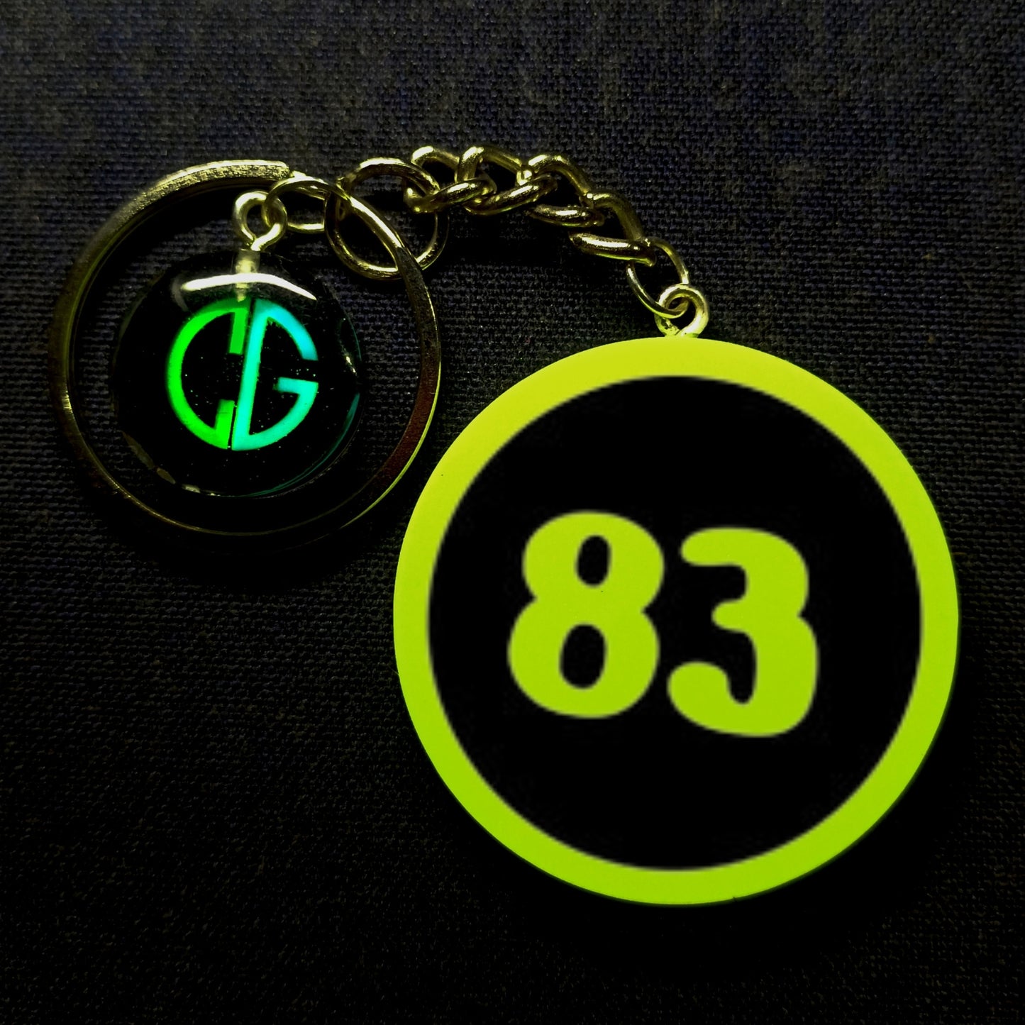 "83" Logo I Glow In Dark I Numbers.3
