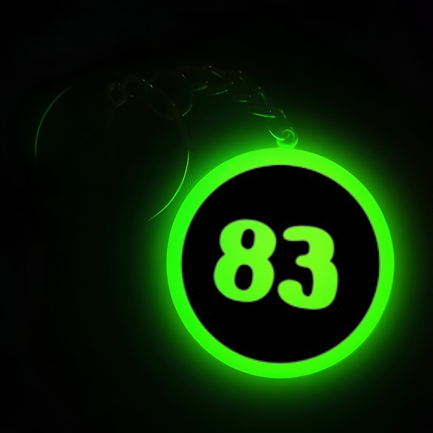 "83" Logo I Glow In Dark I Numbers.3