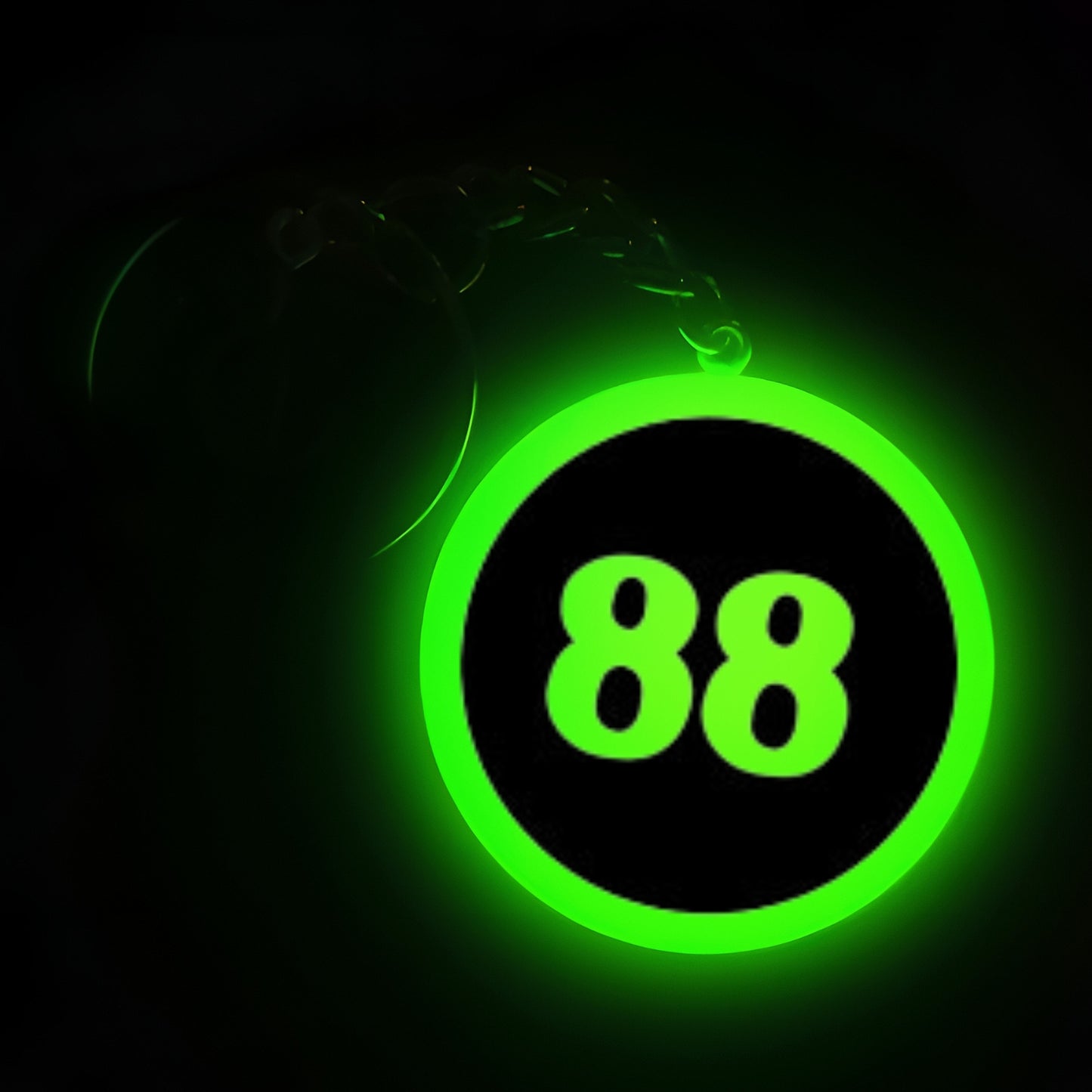 "88" Logo I Glow In Dark I Numbers.3