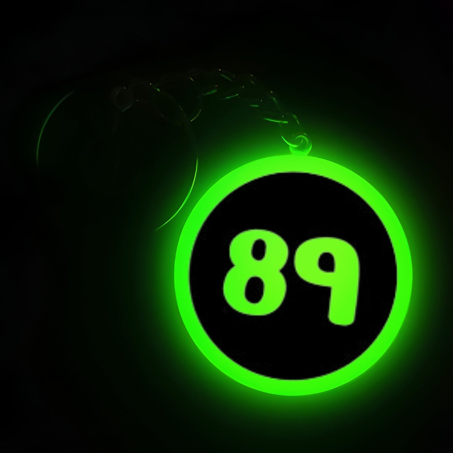 "89" Logo I Glow In Dark I Numbers.3