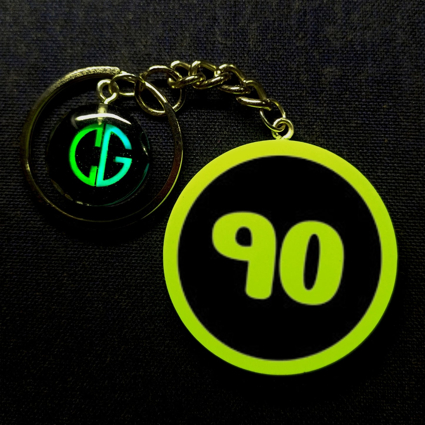 "90" Logo I Glow In Dark I Numbers.3