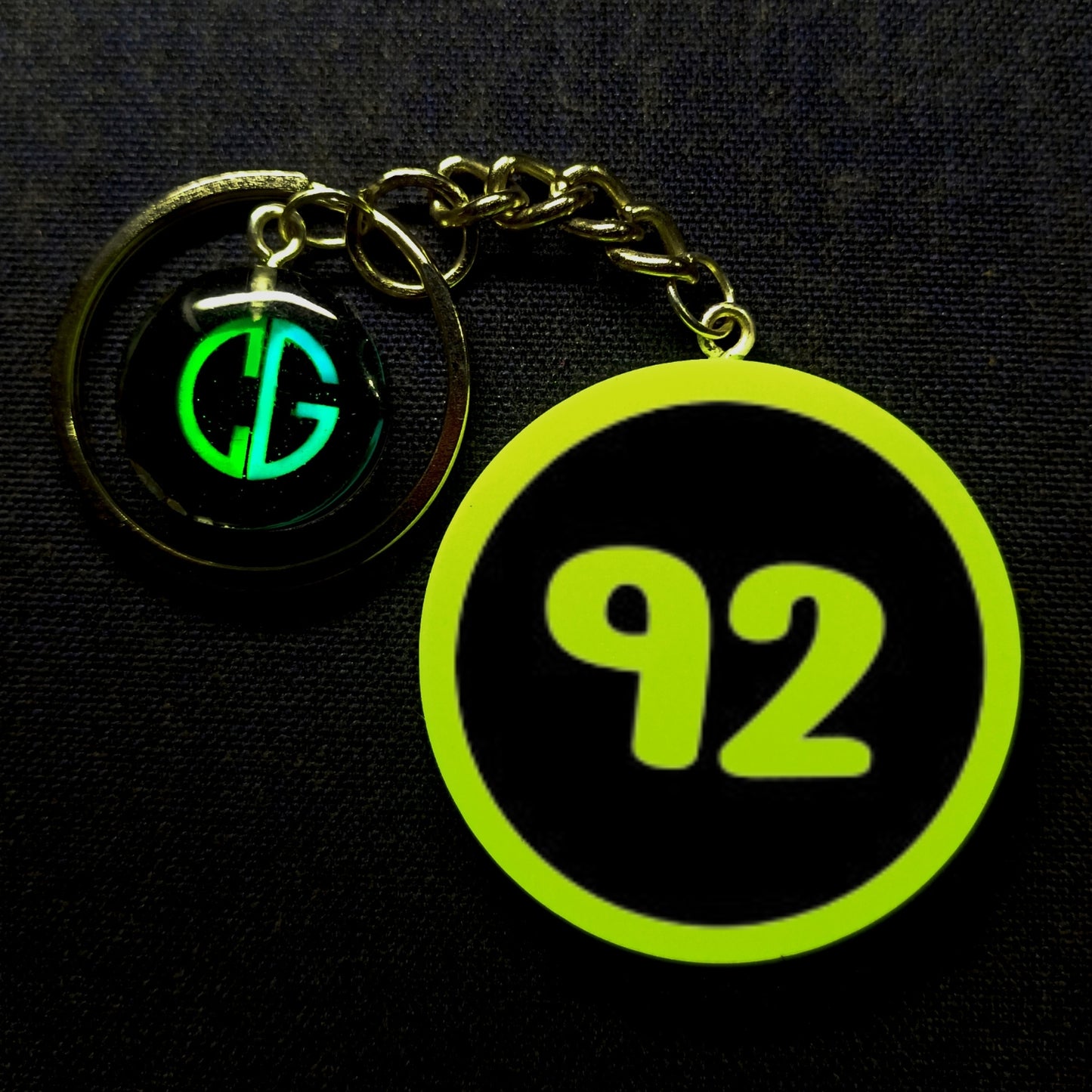 "92" Logo I Glow In Dark I Numbers.3