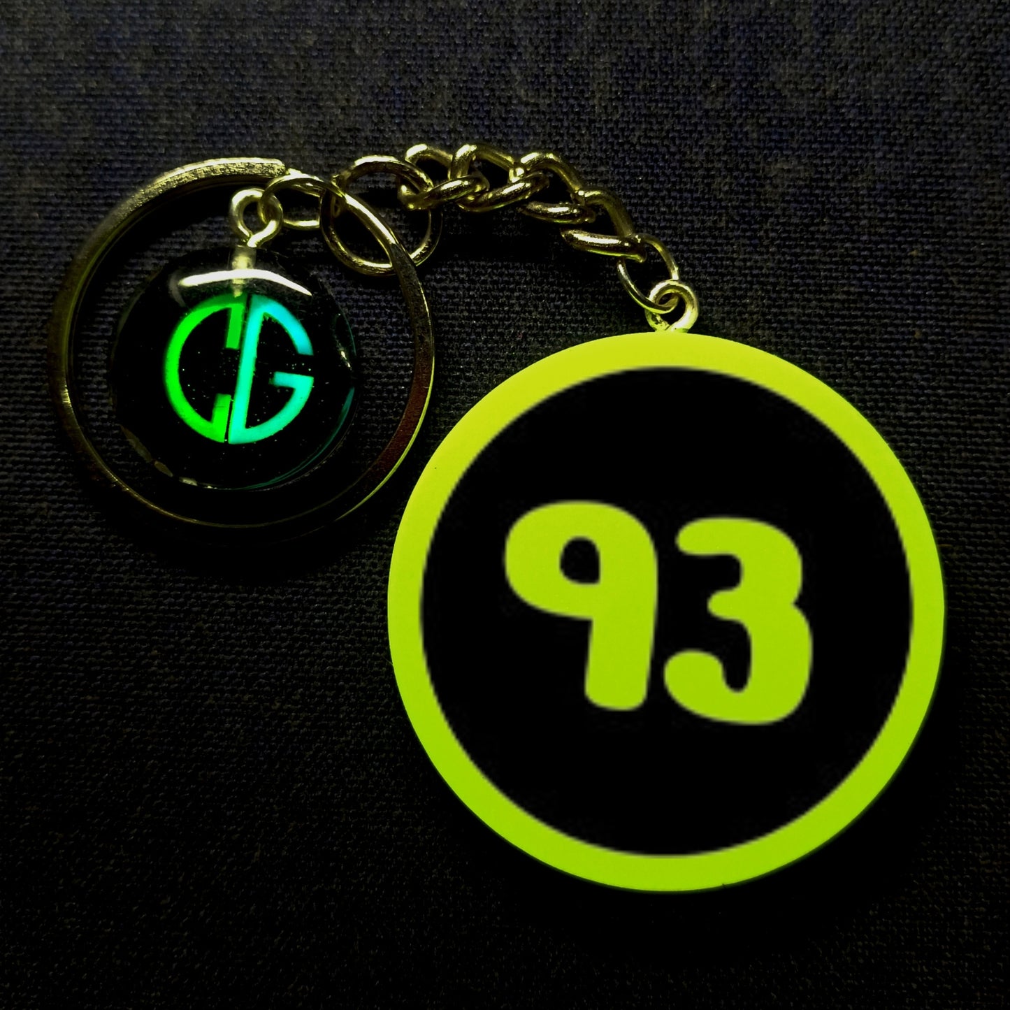 "93" Logo I Glow In Dark I Numbers.3
