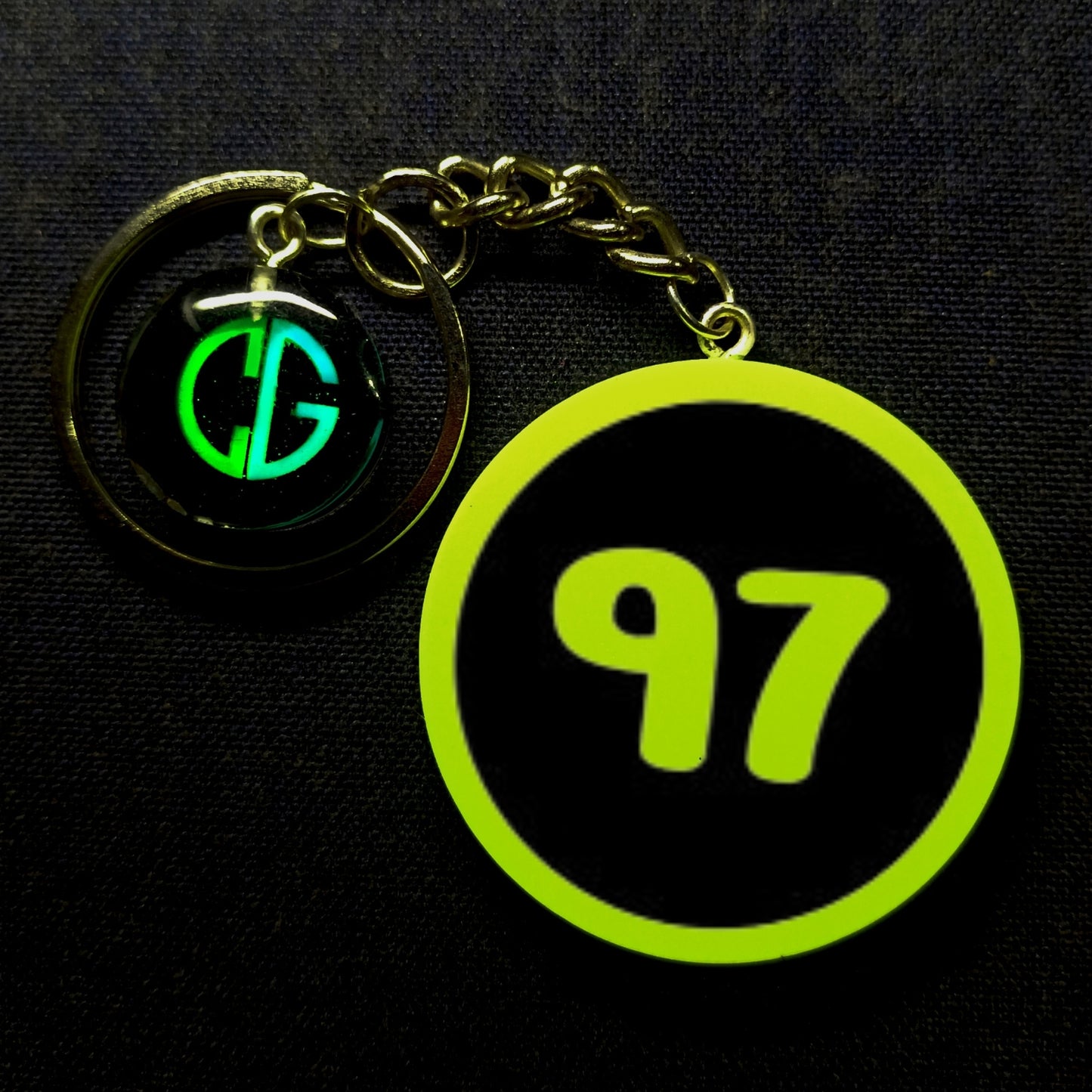 "97" Logo I Glow In Dark I Numbers.3