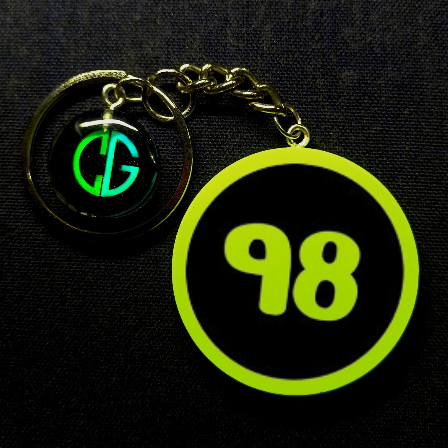 "98" Logo I Glow In Dark I Numbers.3
