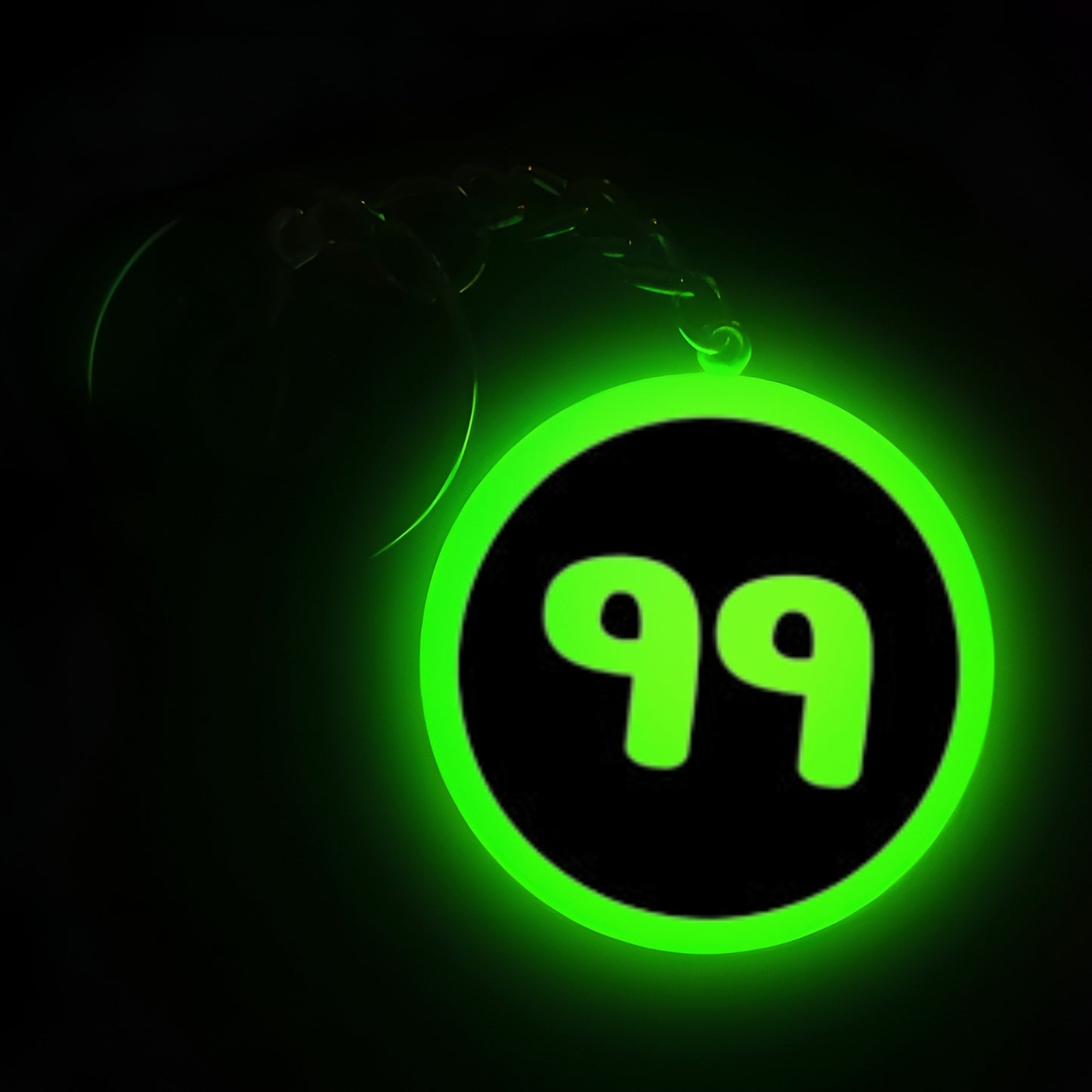 "99" Logo I Glow In Dark I Numbers.3