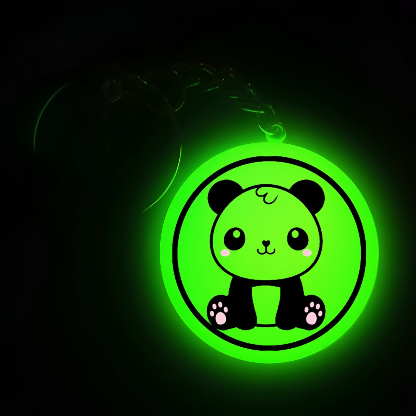 Cute Panda I Glow In Dark I Cartoon.2