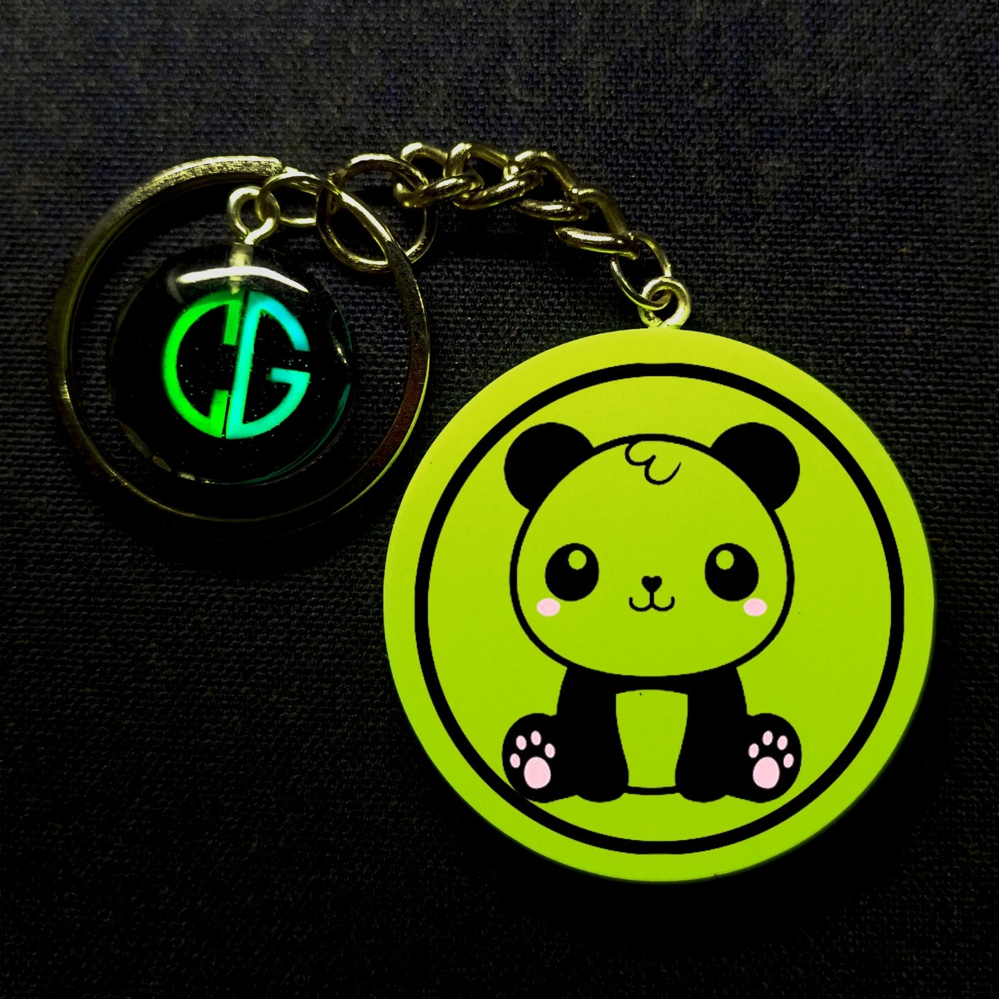 Cute Panda I Glow In Dark I Cartoon.2