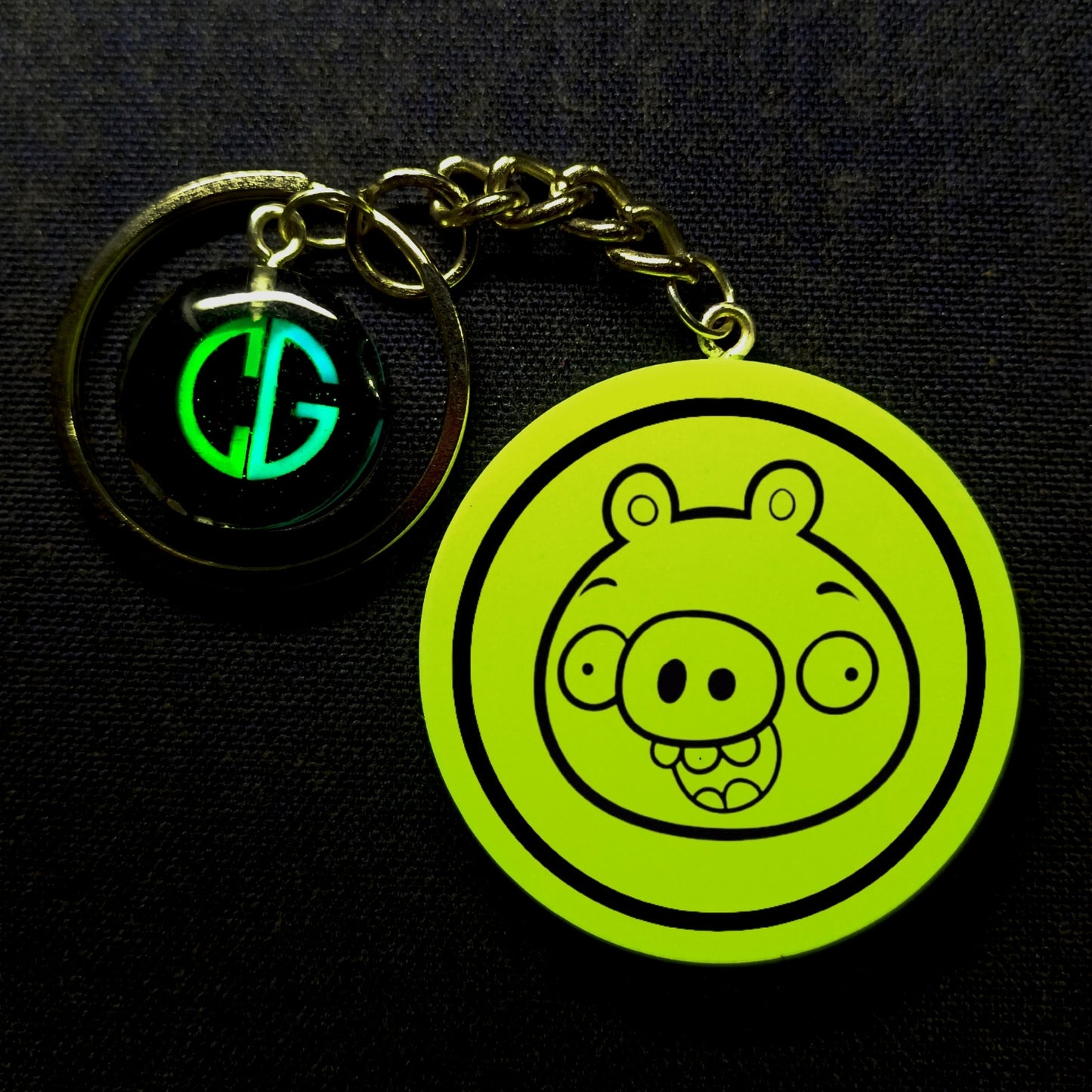 Smiling Pig I Glow In Dark I Cartoon.2