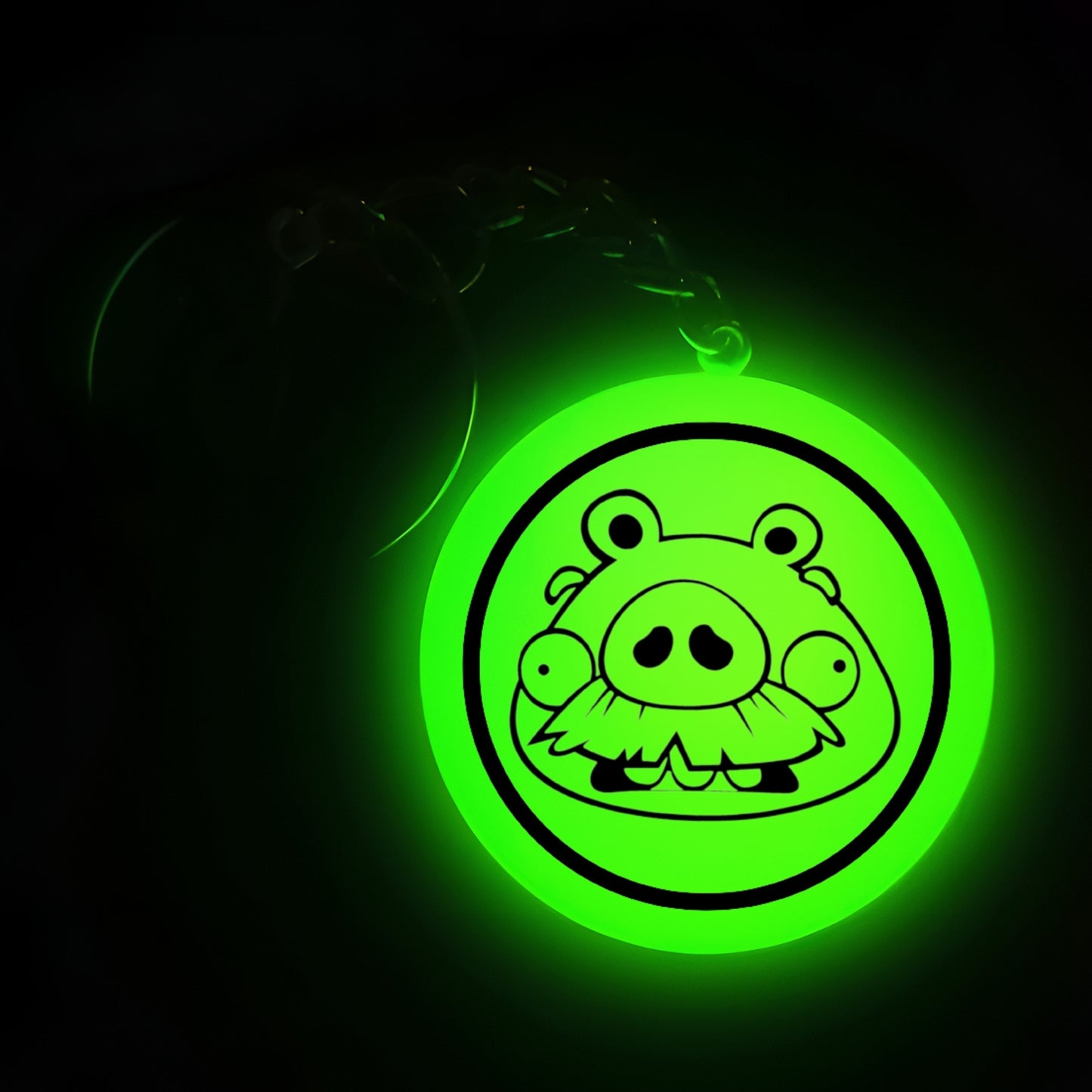 Angry Pig I Glow In Dark I Cartoon.2