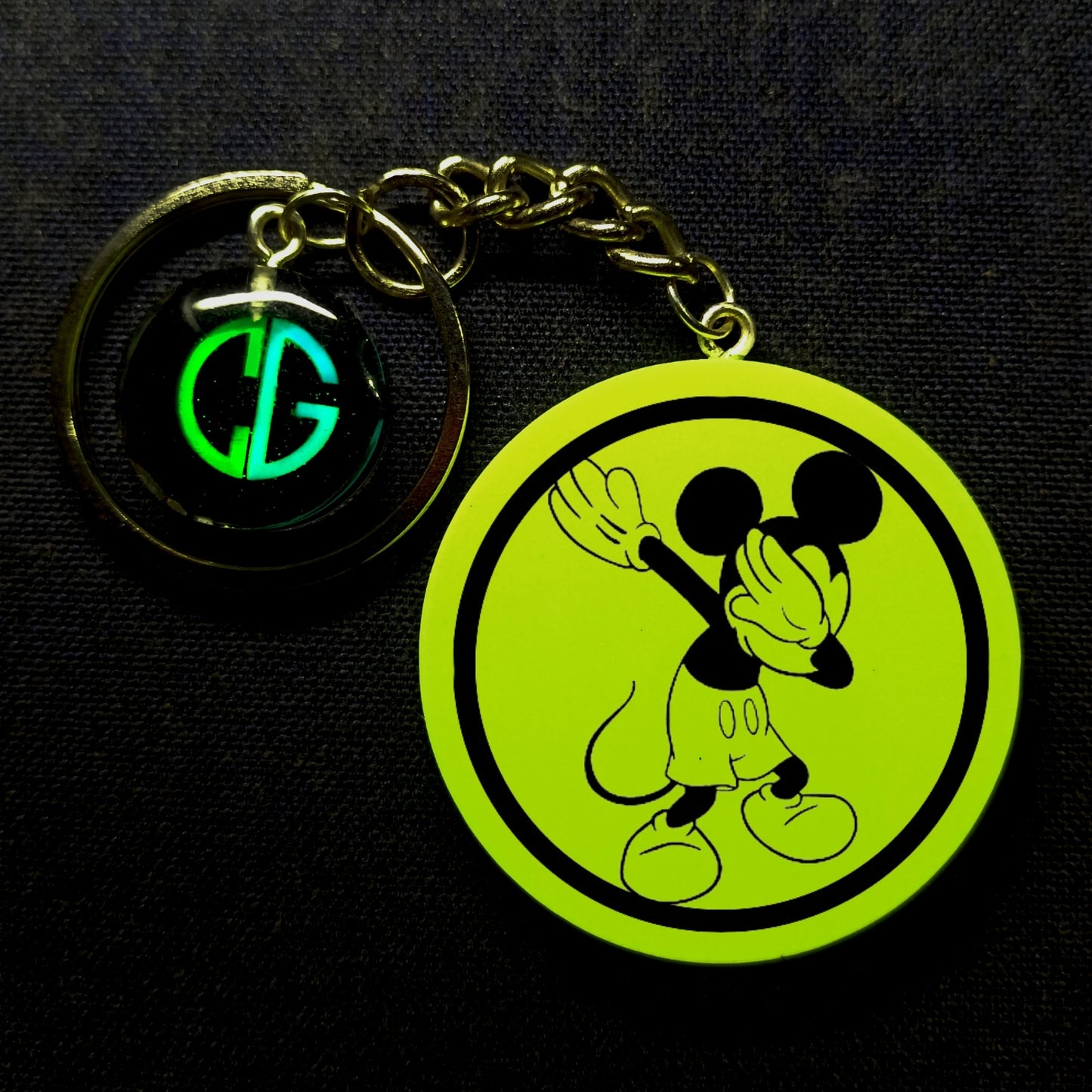 Glowing Mickey Mouse I Glow In Dark I Cartoon.2