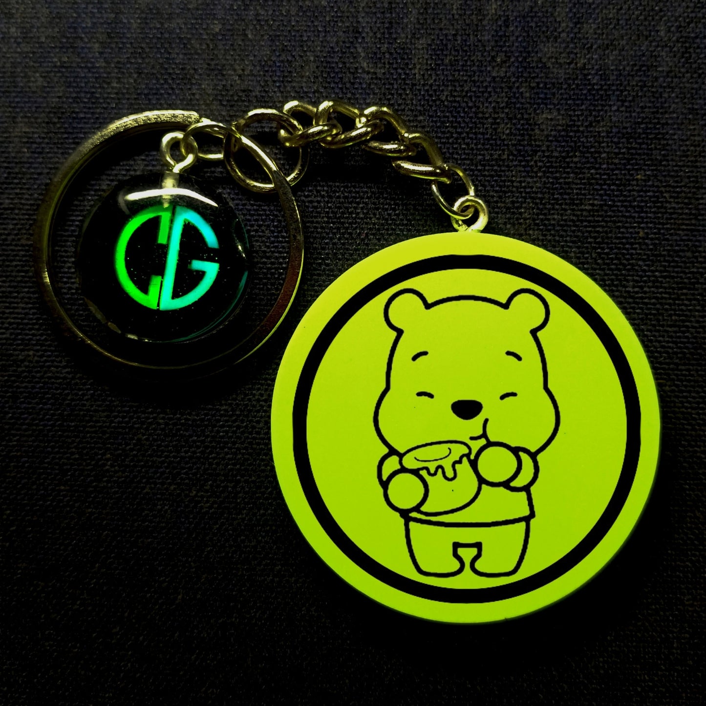 Cartoon Teddy I Glow In Dark I Cartoon.2