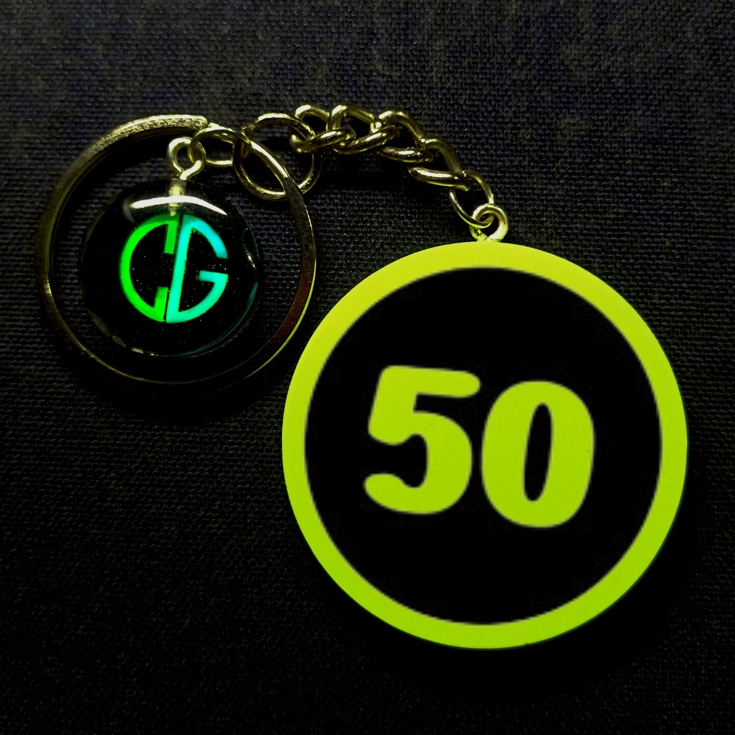 "50" Logo I Glow In Dark I Numbers.2