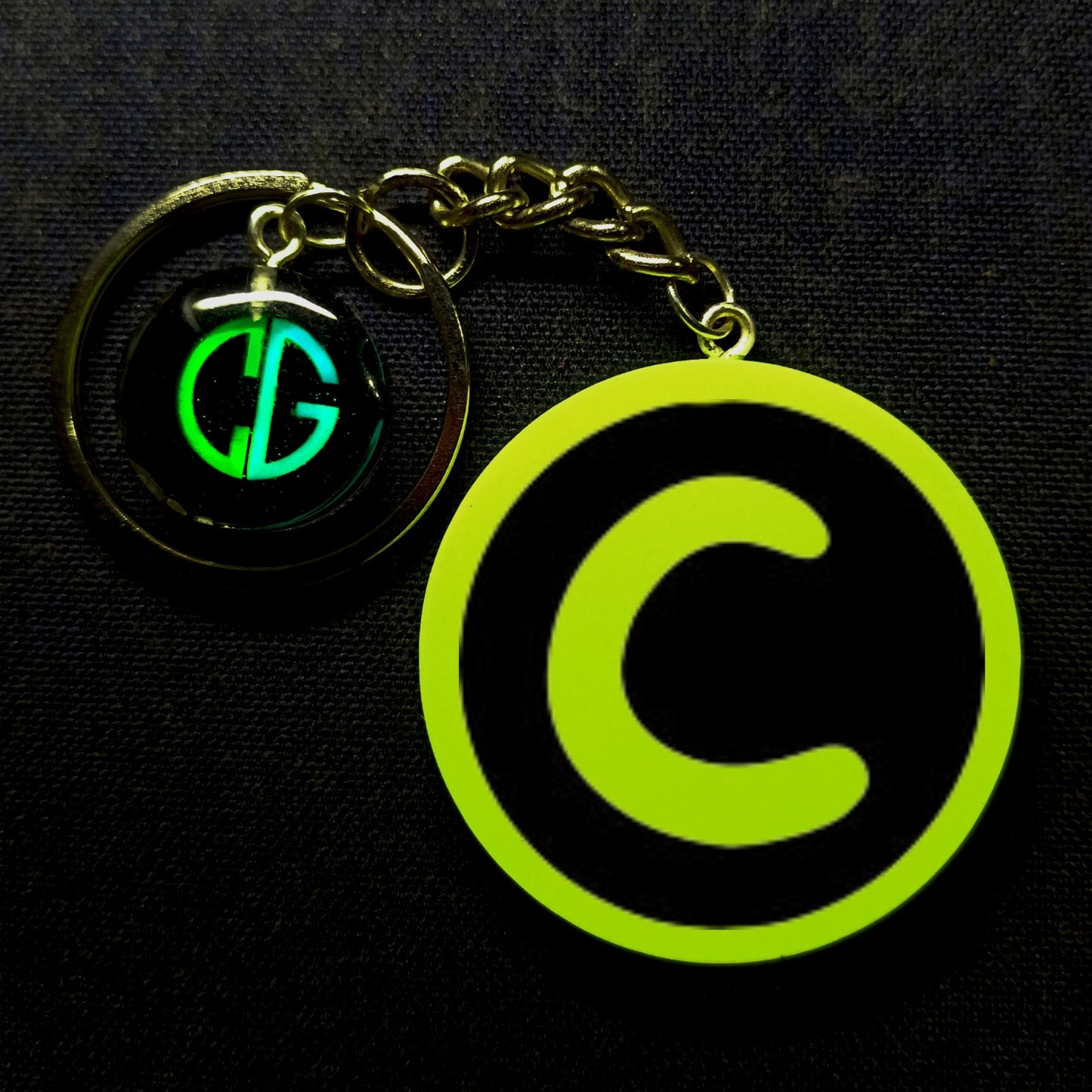 "C" Font I Glow In Dark I Alphabets