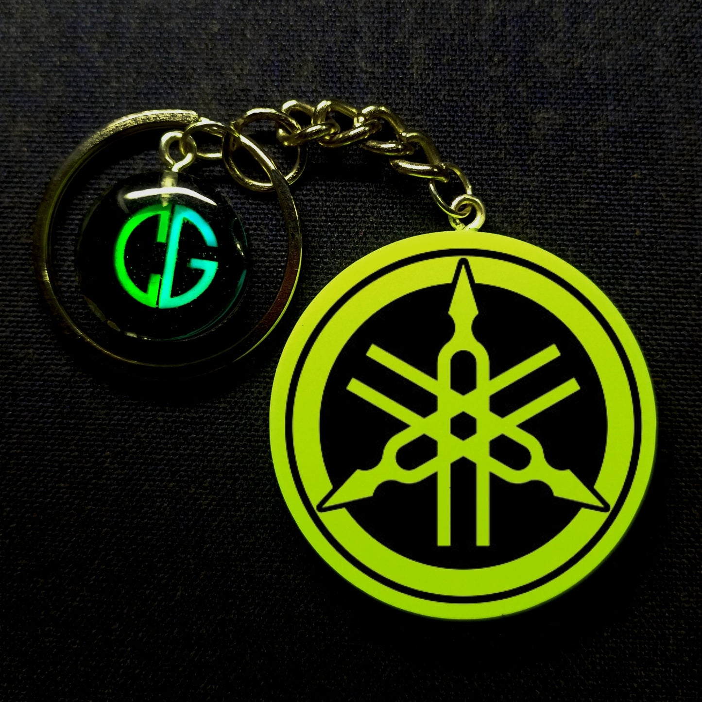 Yamaha Logo I Glow In Dark I Bike.1