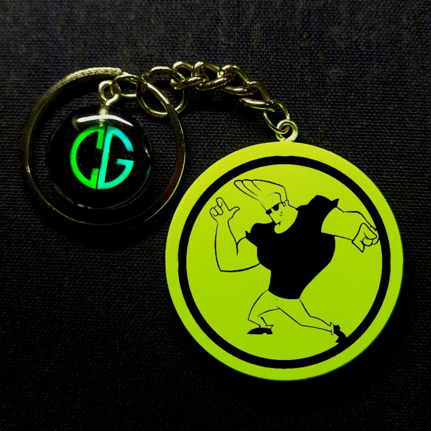 Johnny Bravo I Glow In Dark I Cartoon.1