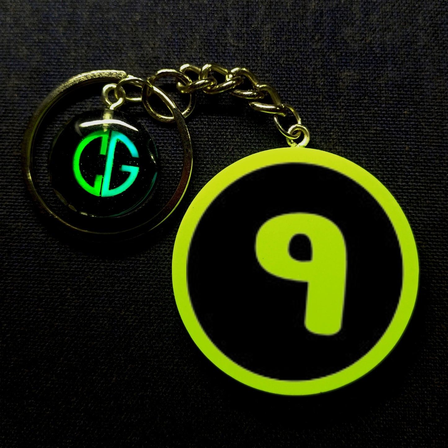 "9" Logo I Glow In Dark I Numbers.1