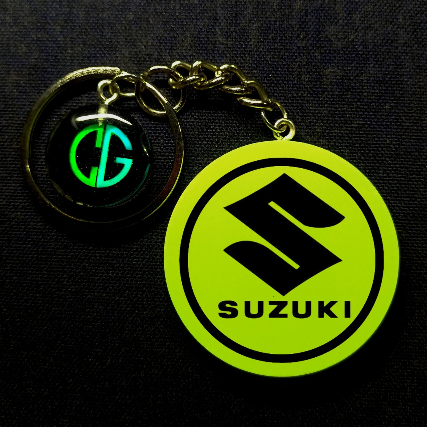 Suzuki With Text I Glow In Dark I Car Logo.1