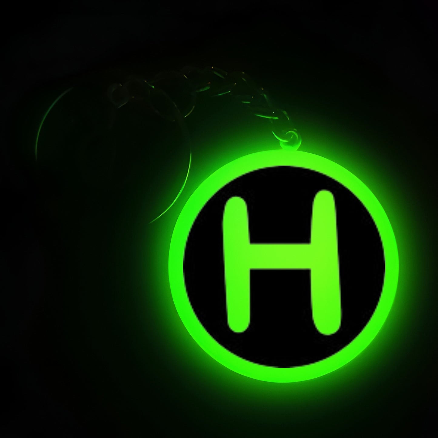 "H" Font I Glow In Dark I Alphabets