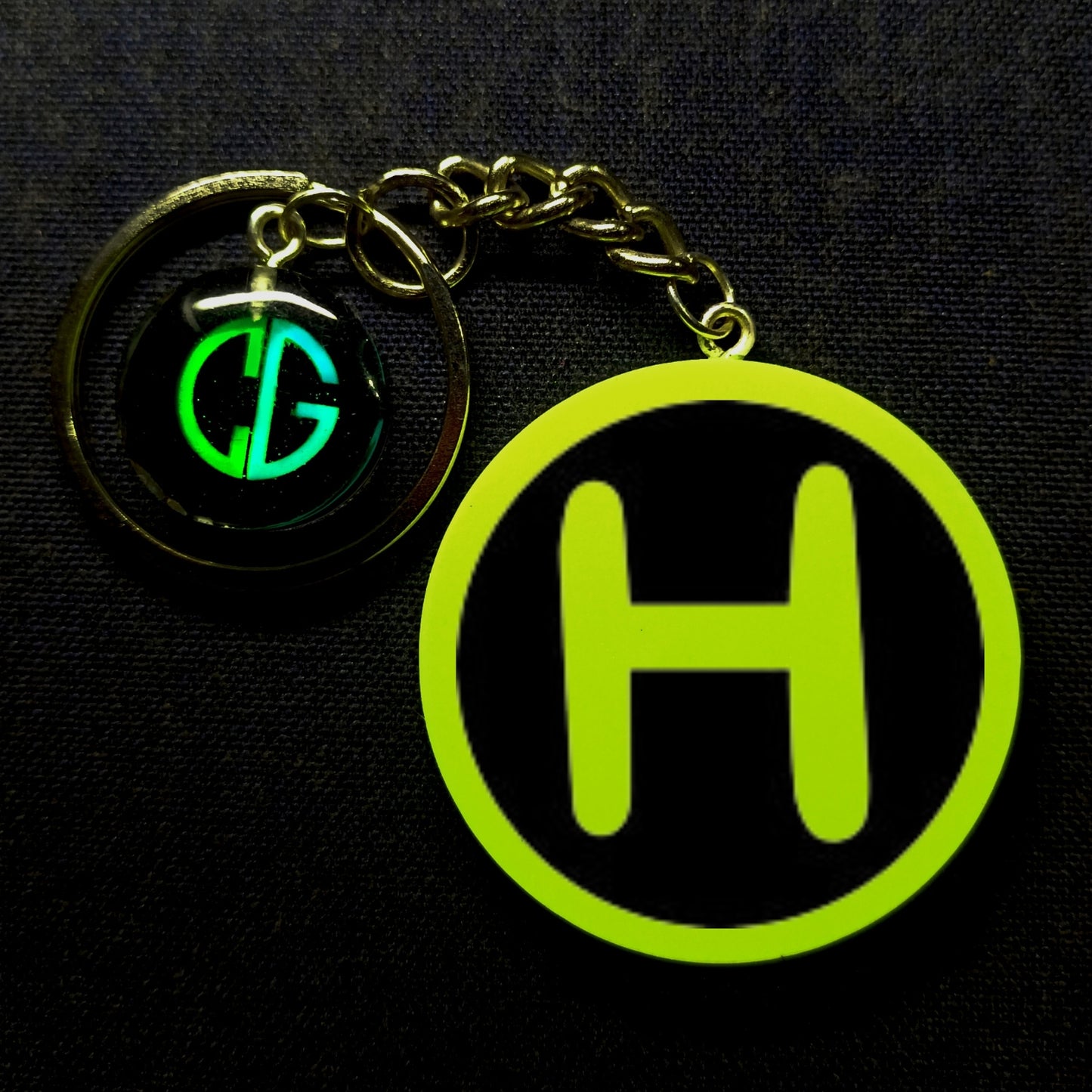 "H" Font I Glow In Dark I Alphabets
