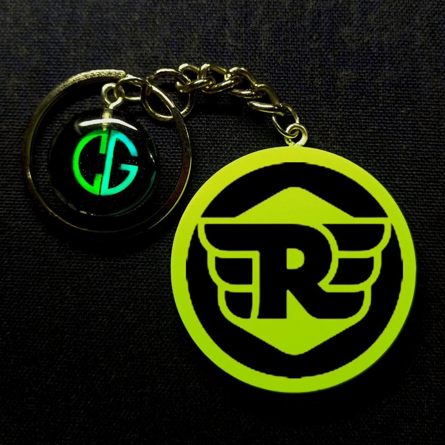 Royal Enfield (R) Logo I Glow In Dark I Bike.1