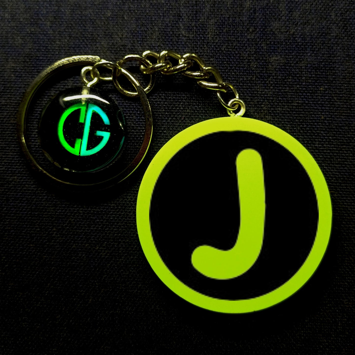 "J" Font I Glow In Dark I Alphabets