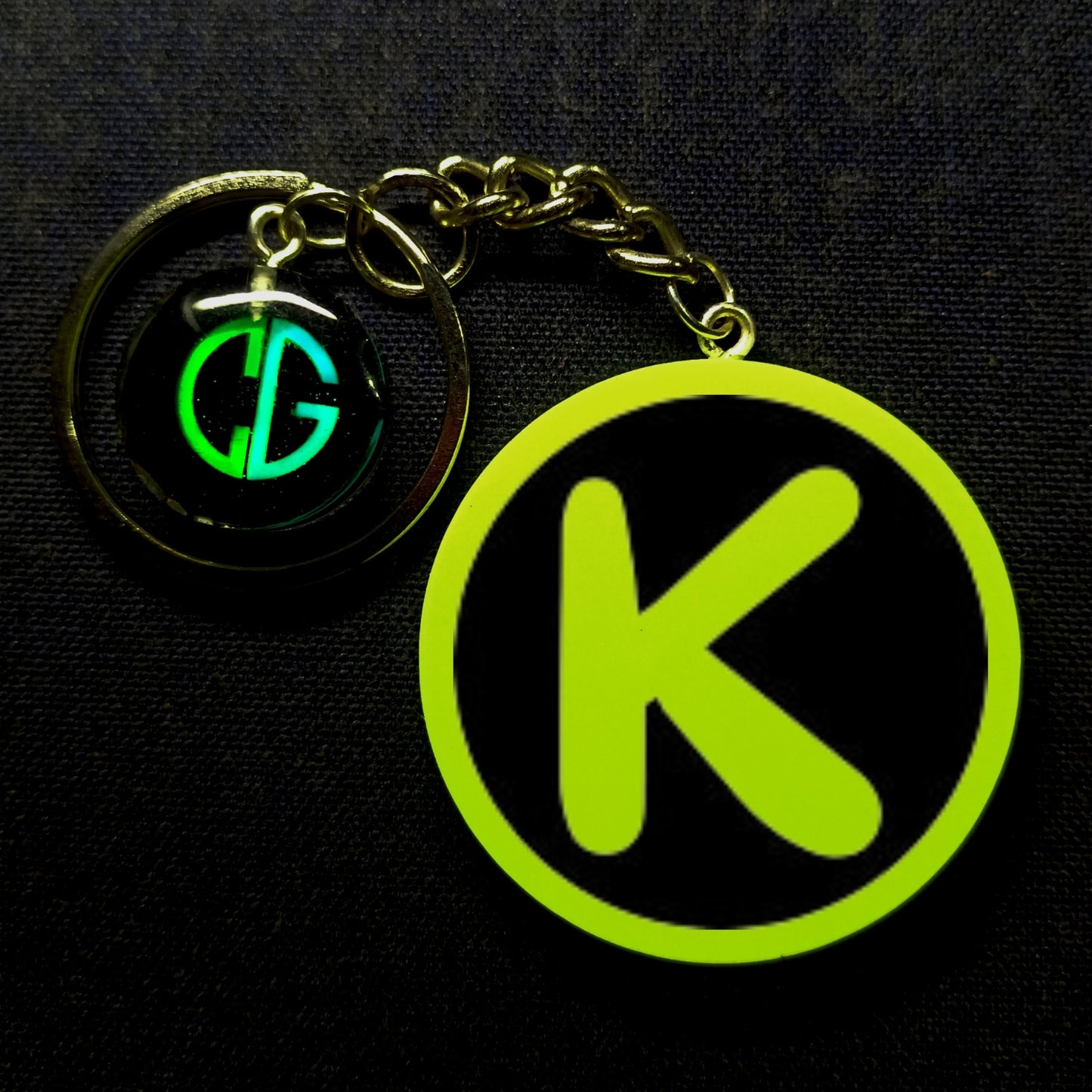 "K" Font I Glow In Dark I Alphabets